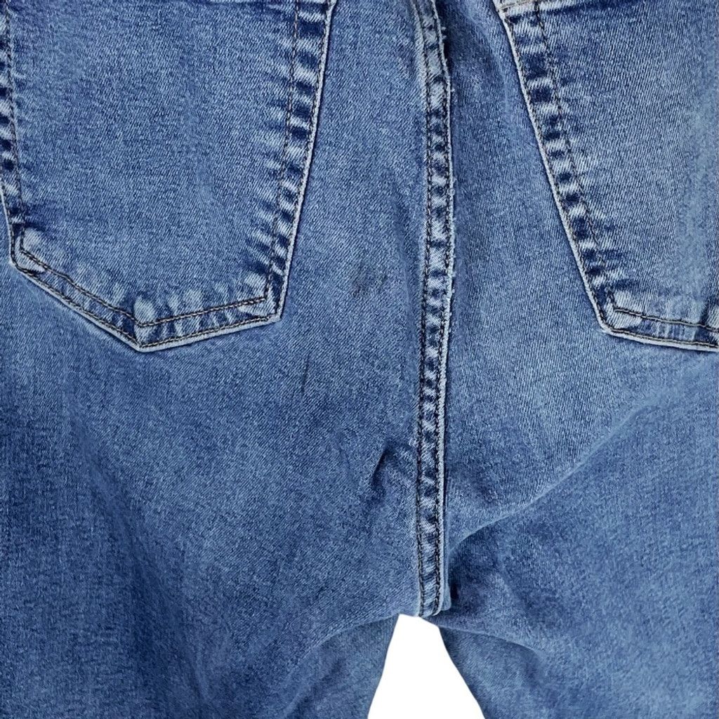 Topshop TOPSHOP Men's Blue Skinny Jeans with Chewed Ankles Petite 34 Size US 34 / EU 50 - 7 Thumbnail