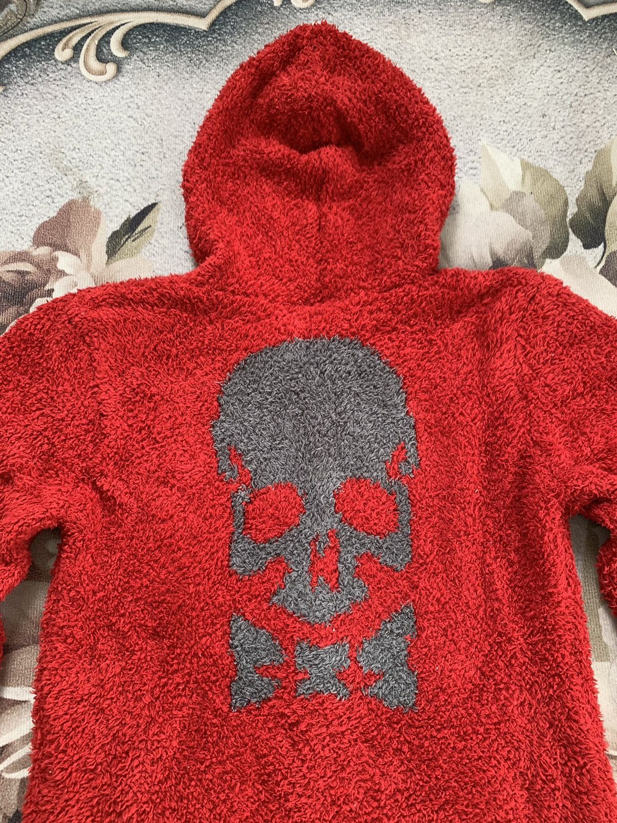 Japanese Brand Skull Whiterock2 Kiyokiba Shunsuke Fleece Furry Jacket Size US L / EU 52-54 / 3 - 7 Thumbnail