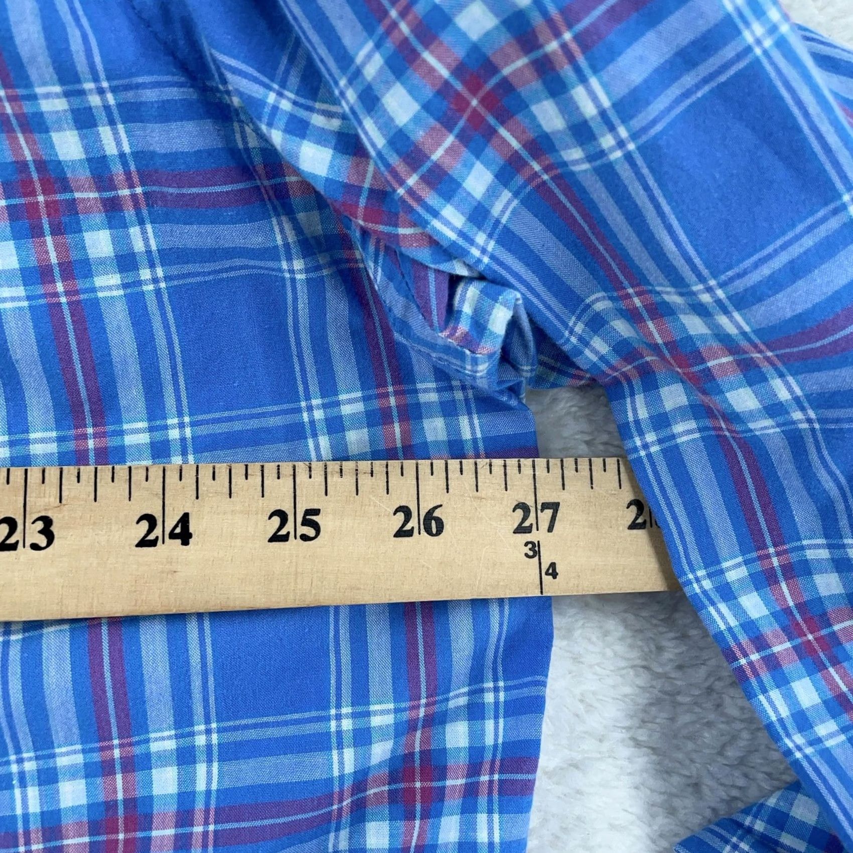 Vineyard Vines Vineyard Vines Tucker Shirt Mens 2XL Blue Plaid Long Sleeve Slim Fit Button Down Size US XXL / EU 58 / 5 - 5 Thumbnail