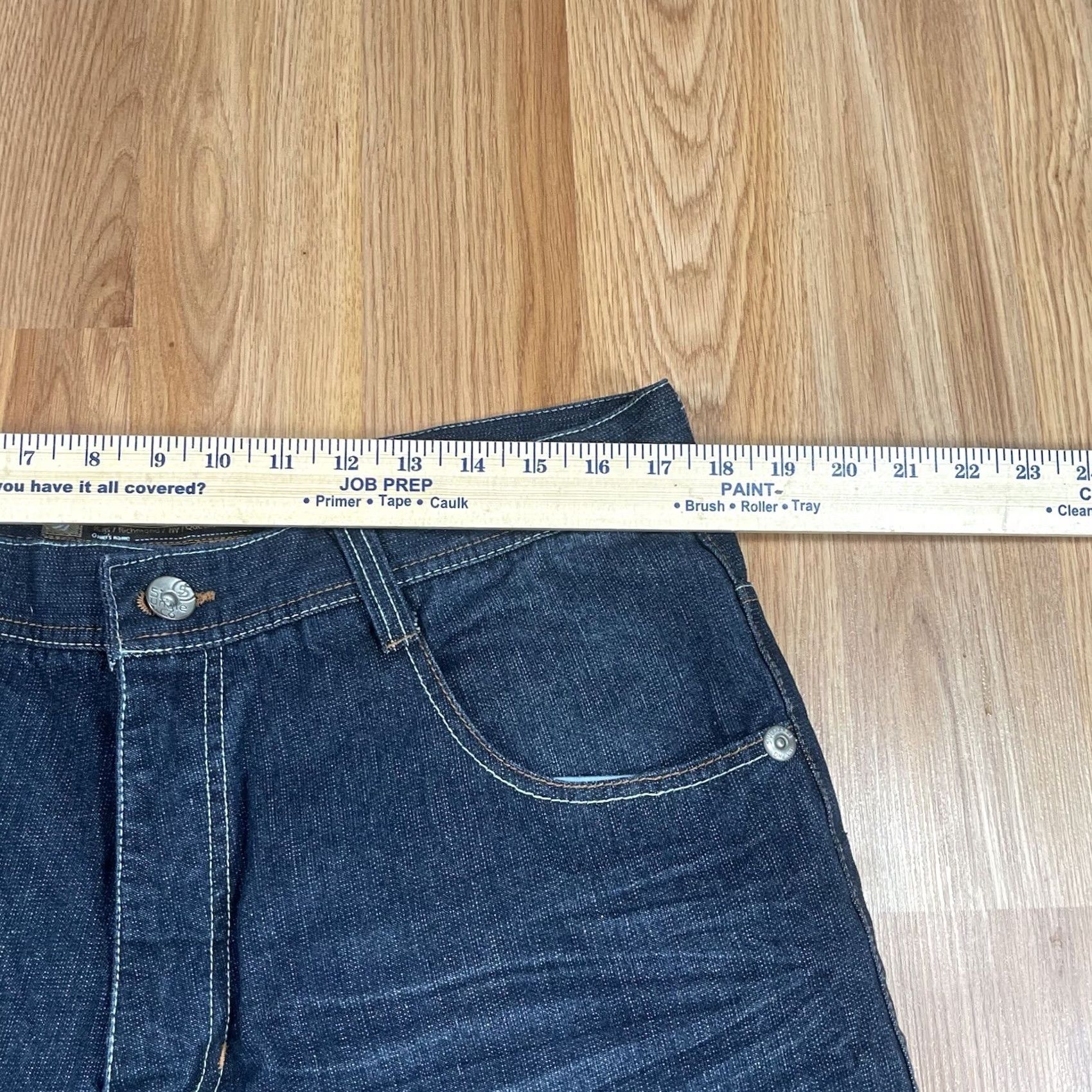 Denime 5ive Jungle & Co. Jeans Men’s Size 38Wx32L Straight Leg Blue Wash Denim Long Size US 38 / EU 54 - 5 Thumbnail