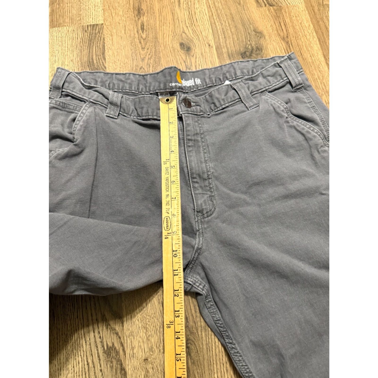 Carhartt Carhartt Jeans Men 38x30 Gray Denim Khakis Relaxed Straight Leg 5-Pocket Vintage No Size US 36 / EU 52 - 7 Thumbnail