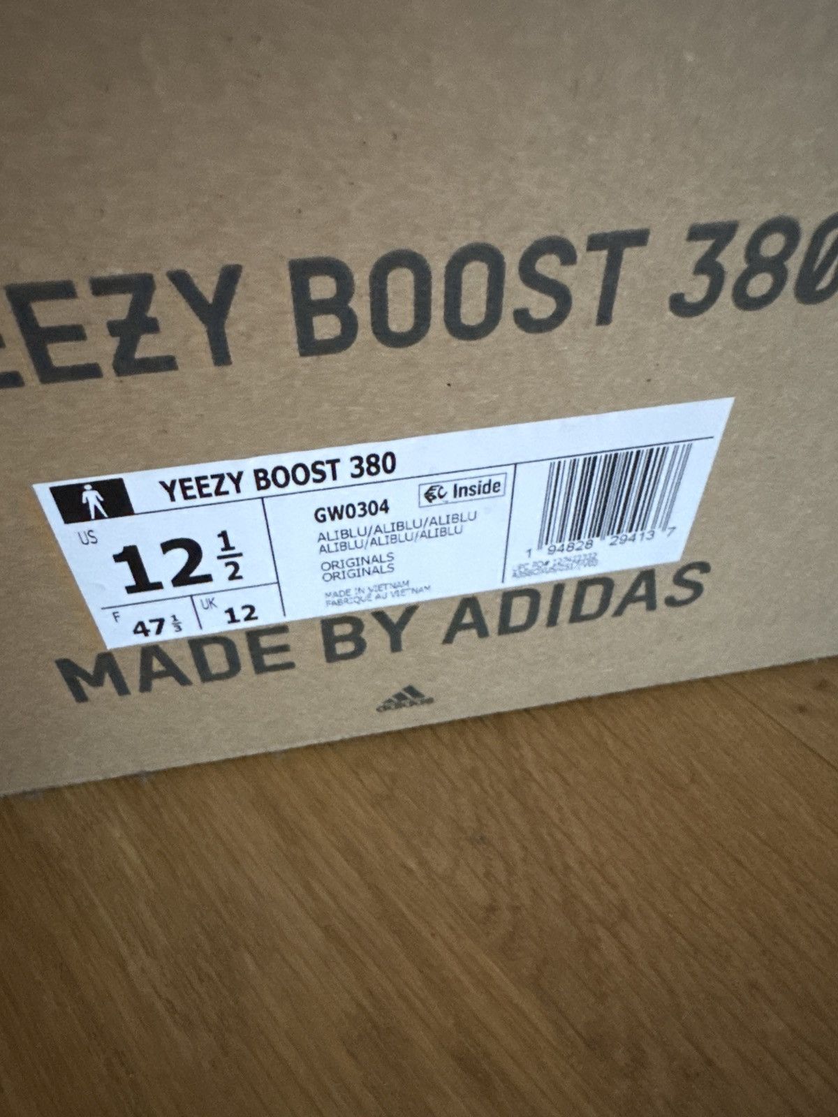 Adidas Adidas Yeezy 380 alien blue size 12.5 GW0304 Size US 12.5 / EU 45-46 - 6 Thumbnail