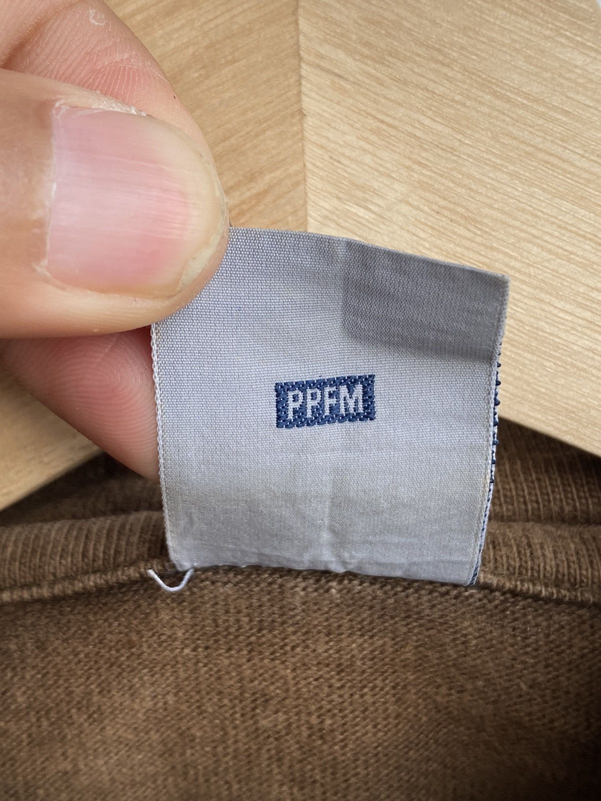 Japanese Brand Vintage PPFM Half Zipper Brown Sweater / Travis Flacko Scott Size US M / EU 48-50 / 2 - 8 Thumbnail