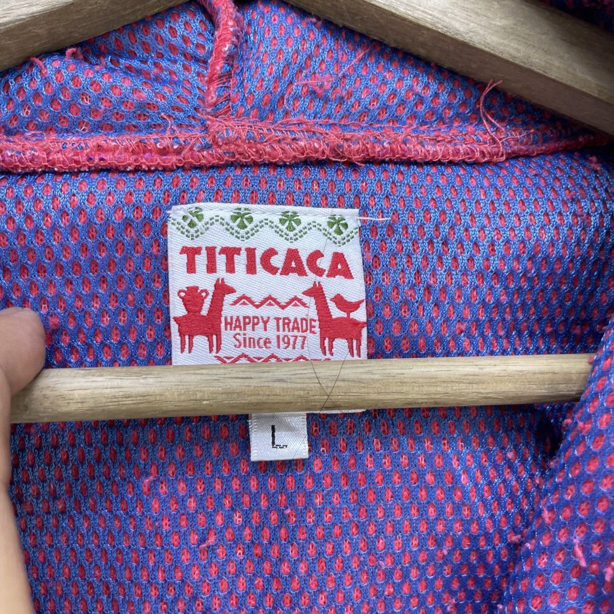 45rpm 💥Vintage Japanese Brand Titicaca Deep Pile Hooded Jacket Size M / US 6-8 / IT 42-44 - 7 Thumbnail