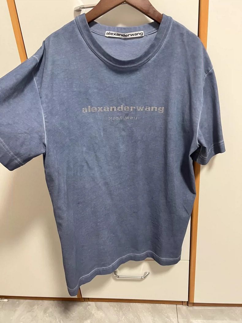 Alexander Wang Blue Short Sleeve Shirt