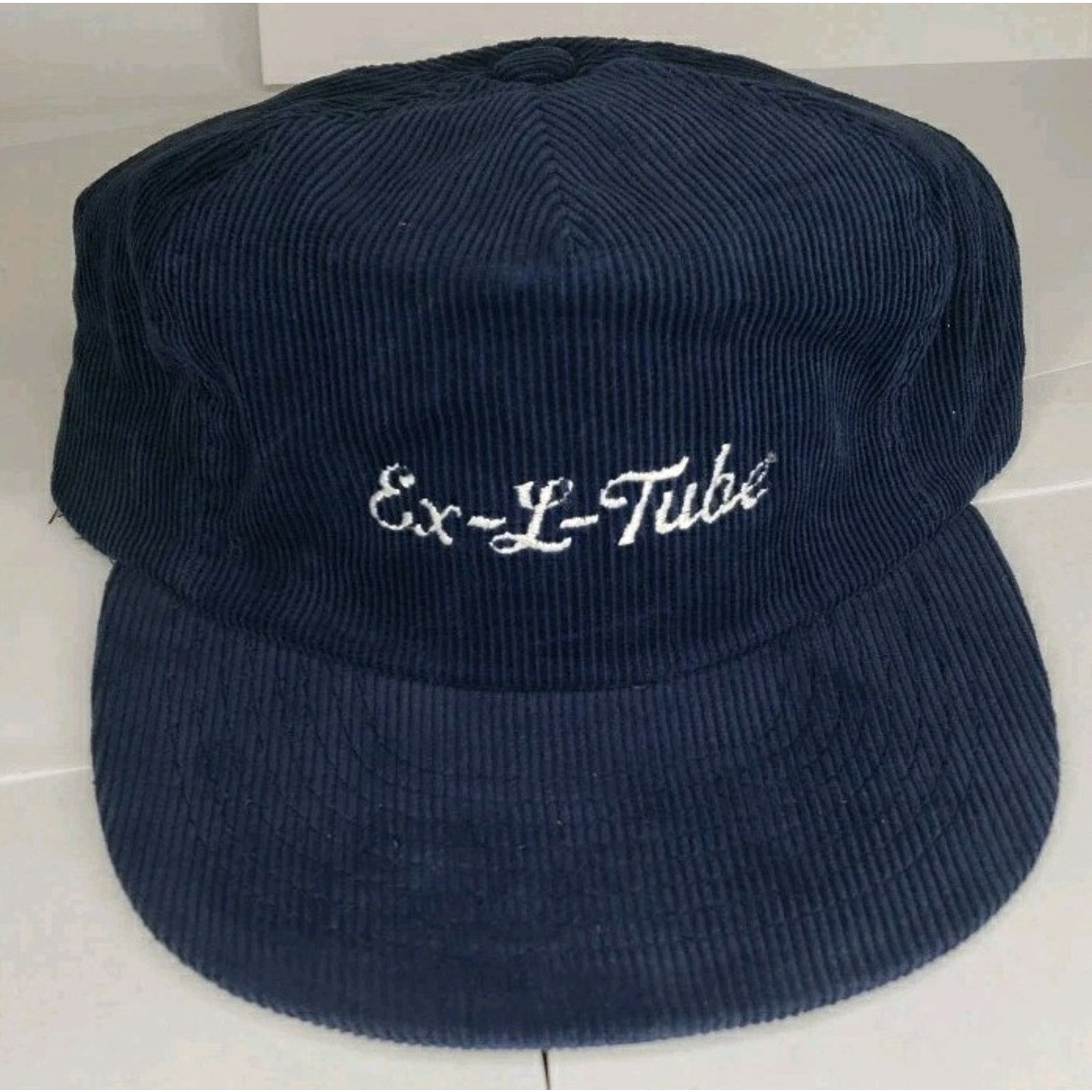 Ford Vintage 80s Ex-l-tube Pipe Corduroy Hat Vintage KCMO Size ONE SIZE - 1 Thumbnail