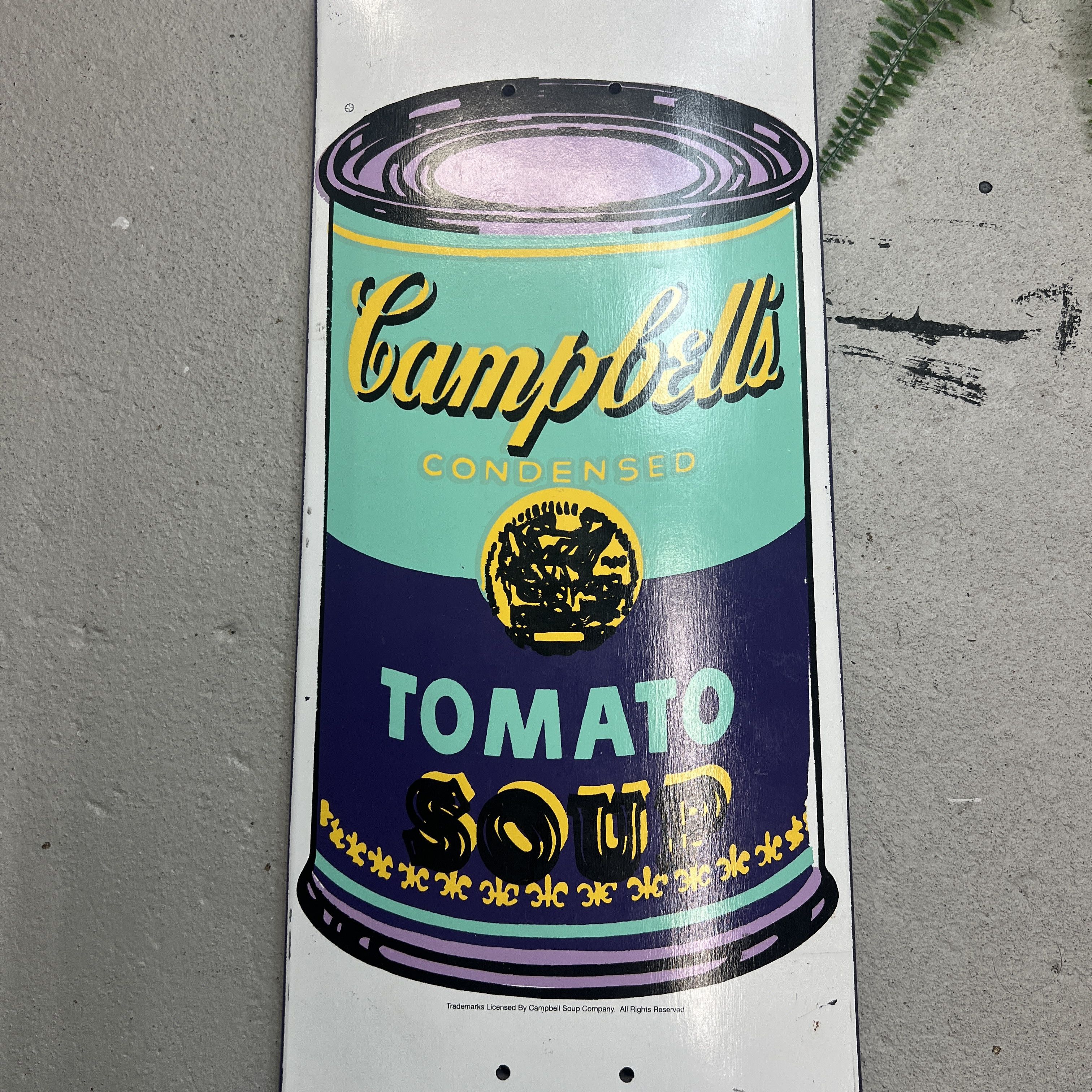 Alien Workshop Alien Workshop Andy Warhol Campbell Soup Skateboard Size ONE SIZE - 4 Thumbnail