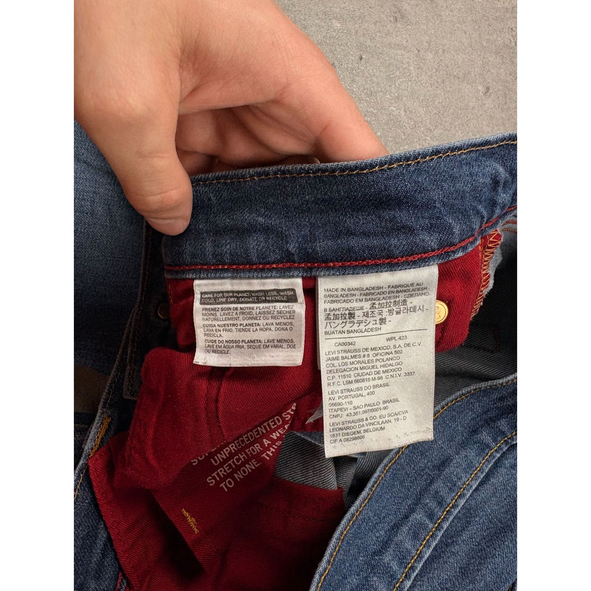 Levi's Levi’s 511 Slim Fit Jeans Men's W33 L32 Dark Blue Indigo Den Size US 33 - 12 Thumbnail