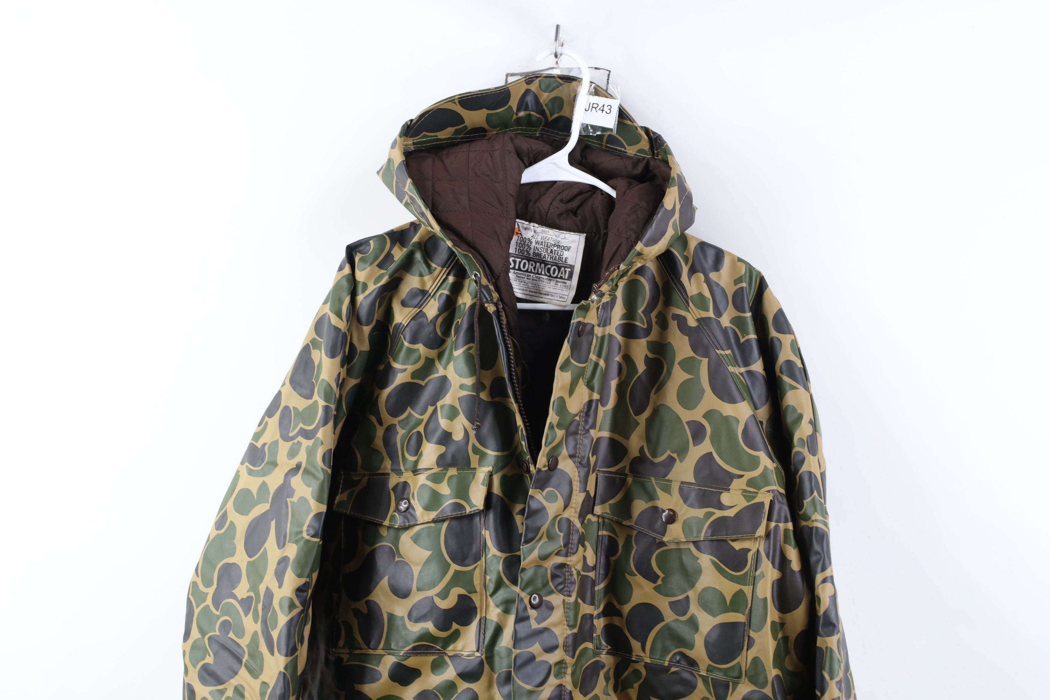 Vintage Vintage 80s 90s Streetwear Waterproof Quilted Parka Jacket Size US L / EU 52-54 / 3 - 2 Thumbnail