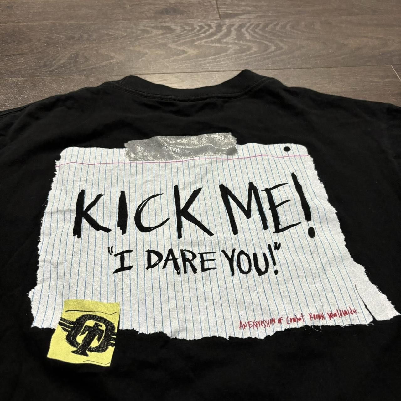 Tapout Vintage Rare Tapout Kick Me I Dare You T Shirt 00s Small Size US S / EU 44-46 / 1 - 4 Thumbnail