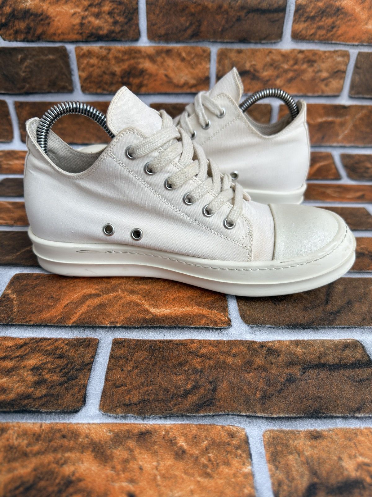 Rick Owens 🔥🔥patch logo drkshdw Ramones Size US 7 / IT 37 - 9 Thumbnail