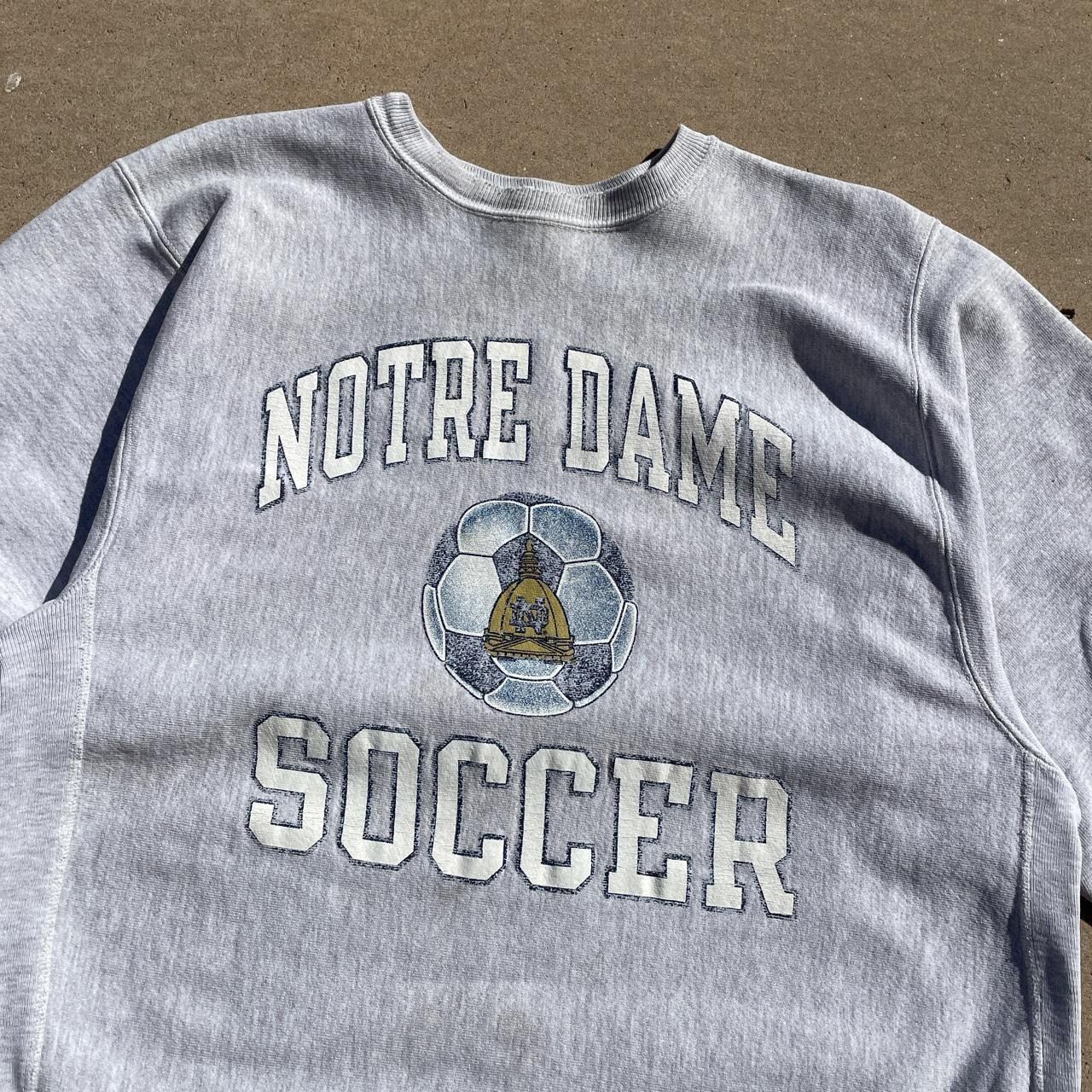 Champion × Vintage Vintage 90s Notre Dame Reverse Weave Size US XXL / EU 58 / 5 - 3 Thumbnail