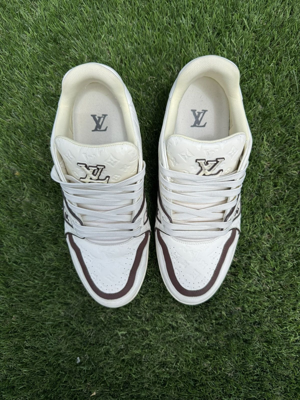 Louis Vuitton × Tyler The Creator Louis Vuitton X Tyler the Creator LV Trainer Size US 8 / EU 41 - 3 Thumbnail