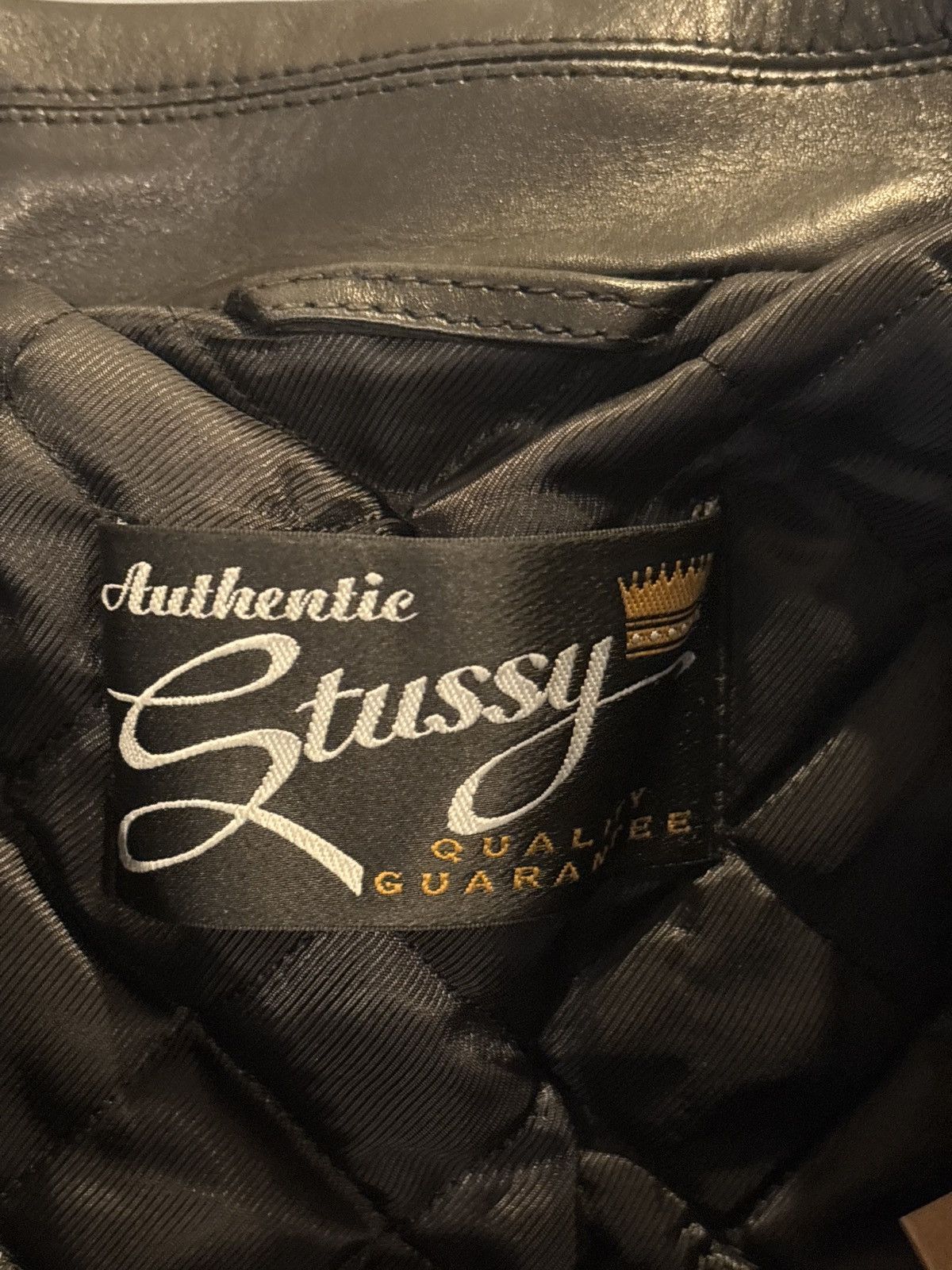 Stussy Stussy leather biker jacket size small Size US S / EU 44-46 / 1 - 8 Thumbnail