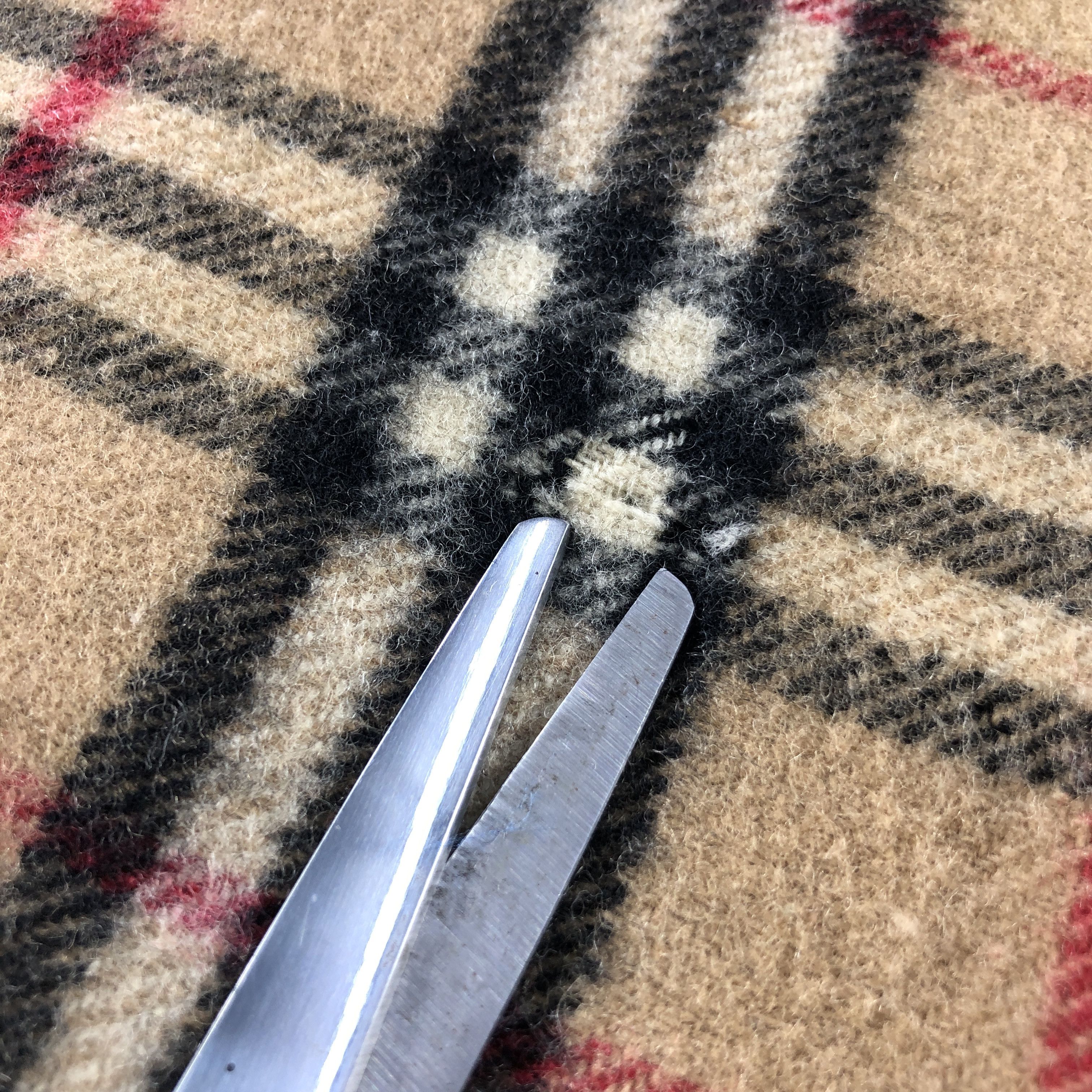 Burberry Burberry Tan Nova Check Wool Scarf Muffler V2869 Size ONE SIZE - 8 Thumbnail