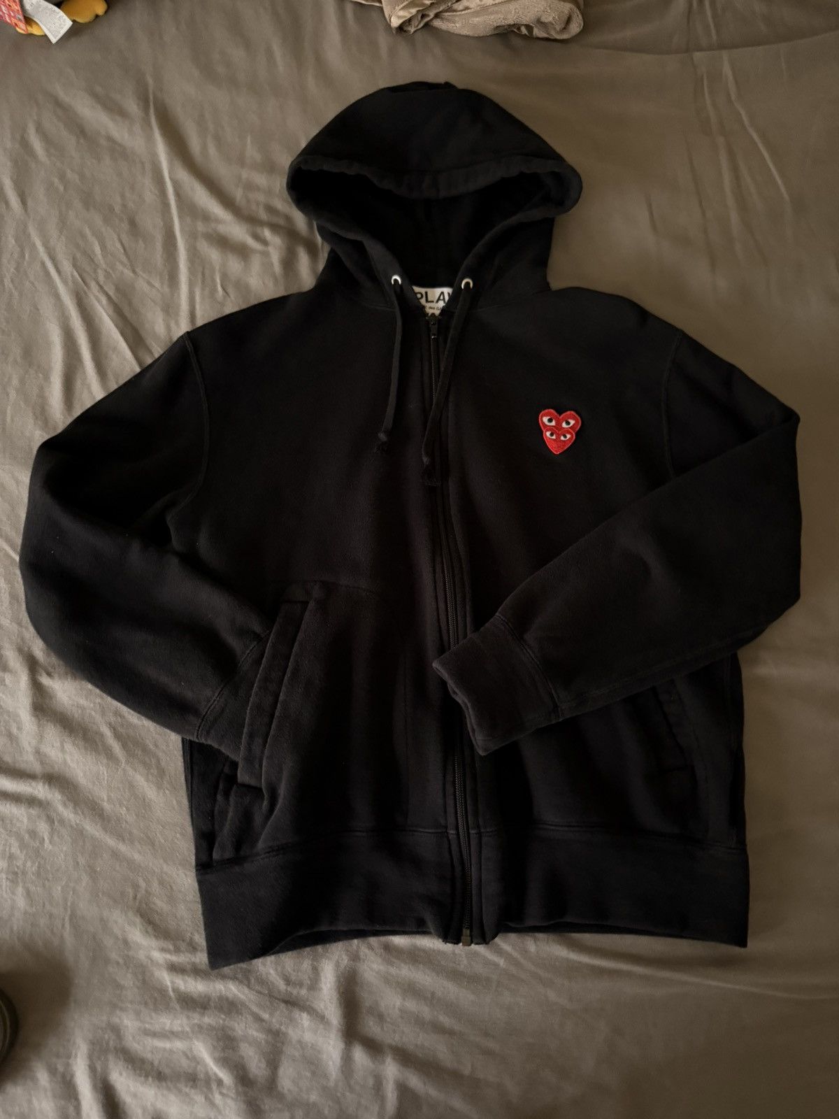 Comme Des Garcons Zip Up Hoodie | Grailed