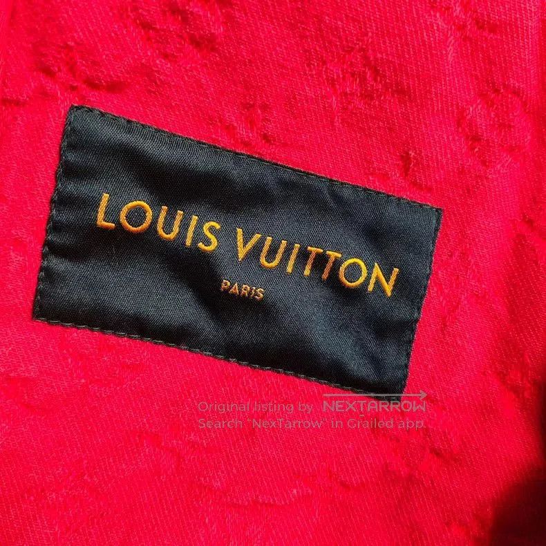 Louis Vuitton Louis Vuitton Red Monogram Denim Jacket 46. Size US M / EU 48-50 / 2 - 4 Thumbnail
