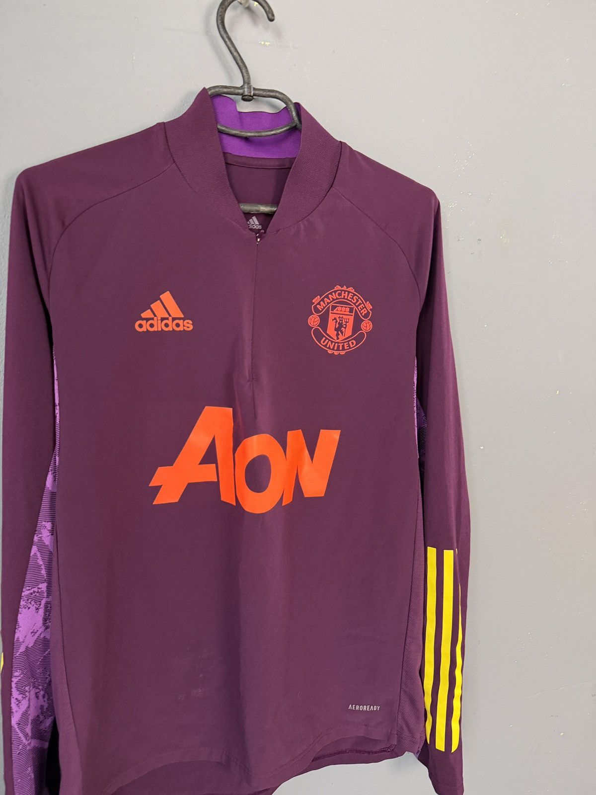 Adidas Adidas Manchester United Long Sleeve Tshirt Size US S / EU 44-46 / 1 - 3 Thumbnail
