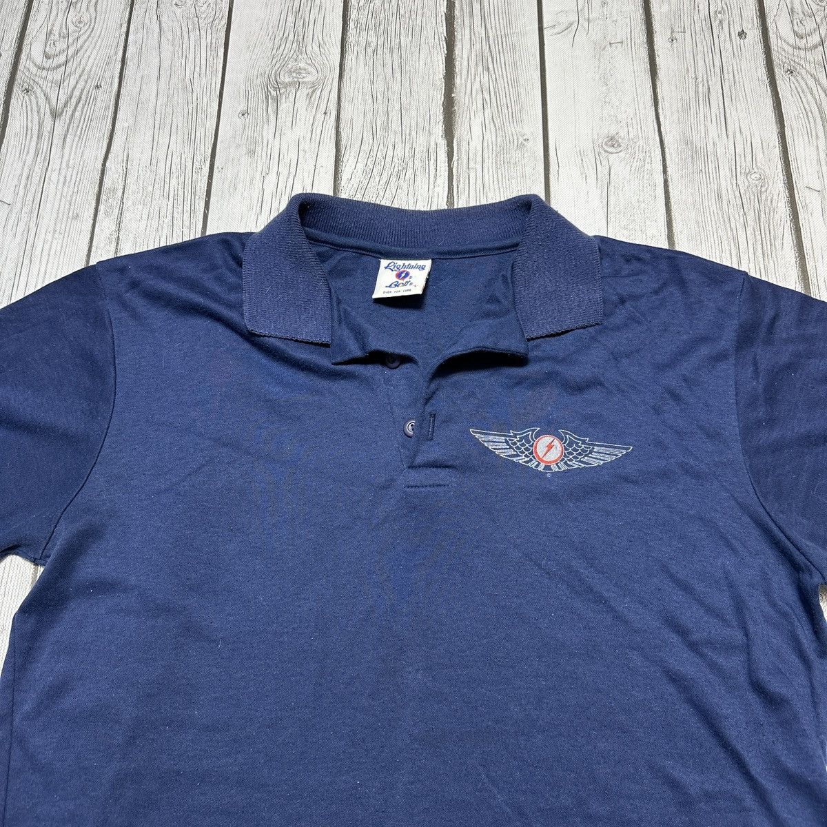 Lightning Bolt × Vintage Vintage Lightning Bolt polo shirt Size US L / EU 52-54 / 3 - 3 Thumbnail