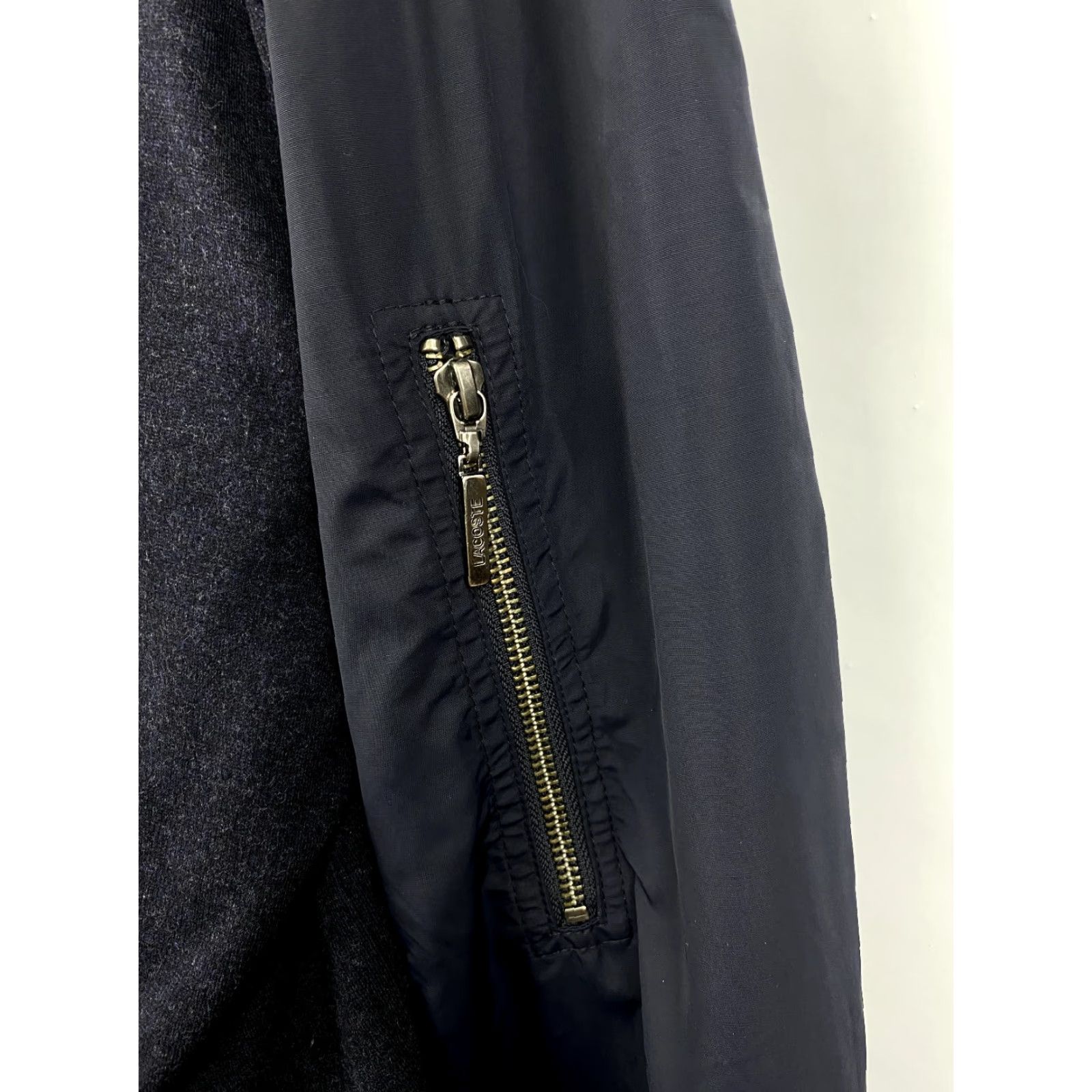 Lacoste VINTAGE Lacoste Bomber Jacket Mens M Dark Blue 90s Zip Wool College Style Hype Y2K Size M, Dark Blue, 90s, Leather? (Note: wool) Size US M / EU 48-50 / 2 - 6 Thumbnail