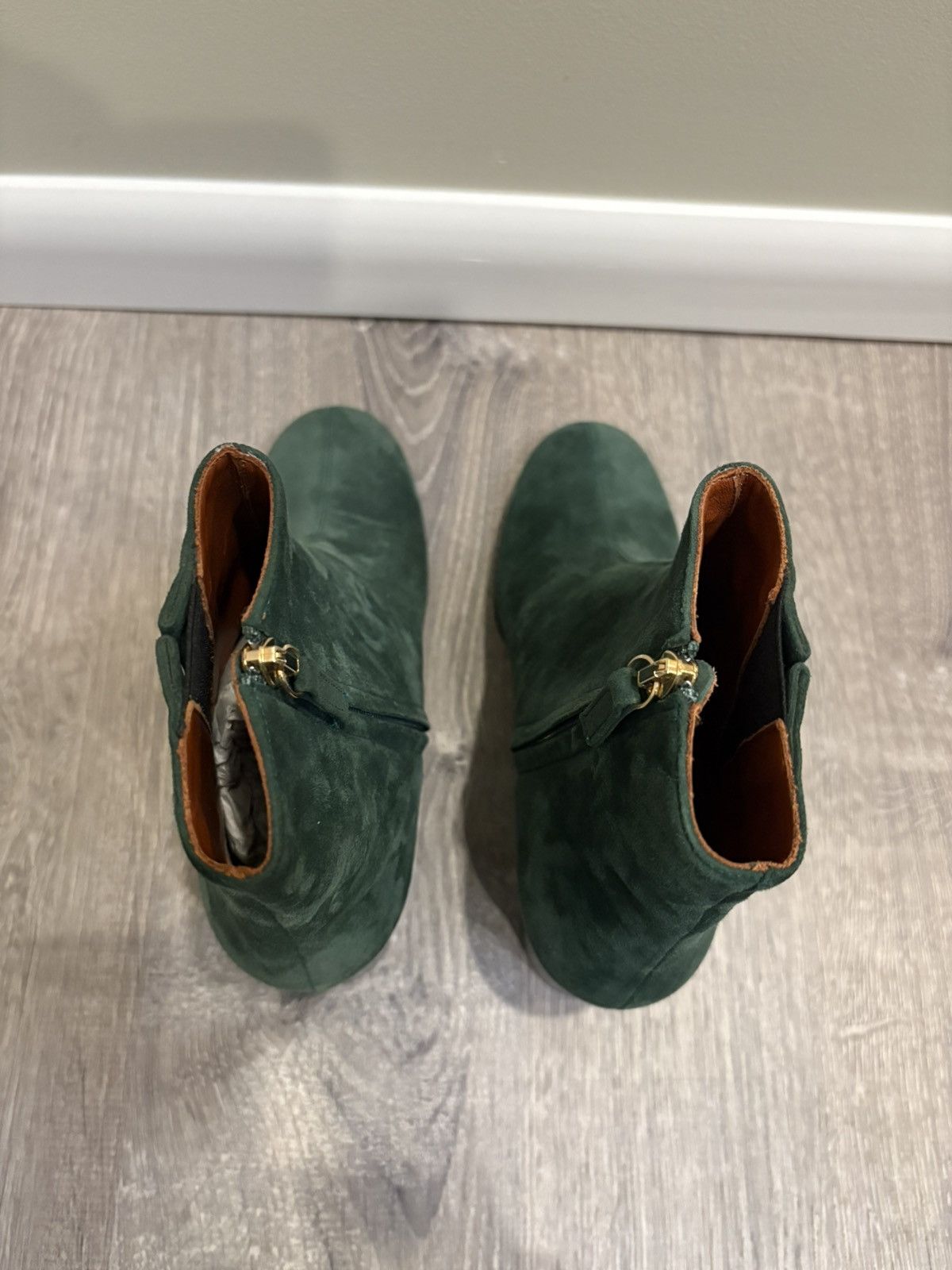 Other Michel Vivien Alden Verde Suede New Boots SZ 36 Size US 6 / IT 36 - 6 Thumbnail
