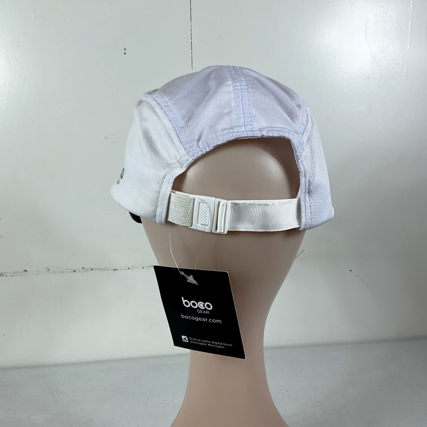 Vintage Boco Gear Ironman 70.3 Waco 2019 Finisher Hat Cap - 5 Panel White Gray NWT Size ONE SIZE - 7 Thumbnail