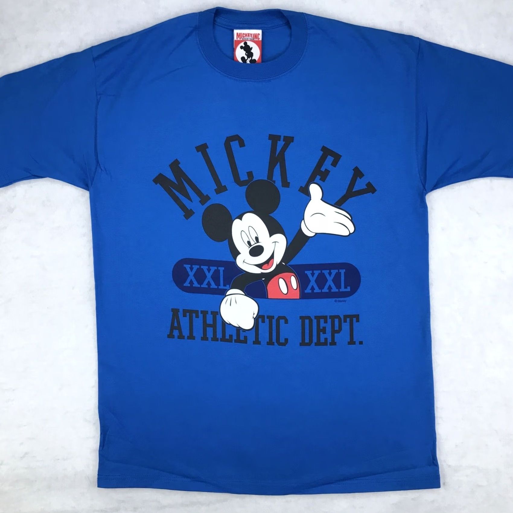Disney VINTAGE Mickey Mouse ATHLETIC DEPT. T-Shirt Mens M Blue 90s Cartoon Disney 80s 90s Nike? Size US M / EU 48-50 / 2 - 2 Thumbnail