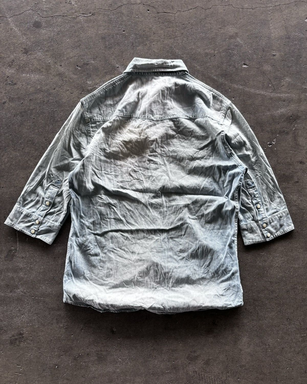 JACKROSE × Japanese Brand Jackrose x Luv Maison Denim Button Up Shirt Size US L / EU 52-54 / 3 - 7 Thumbnail