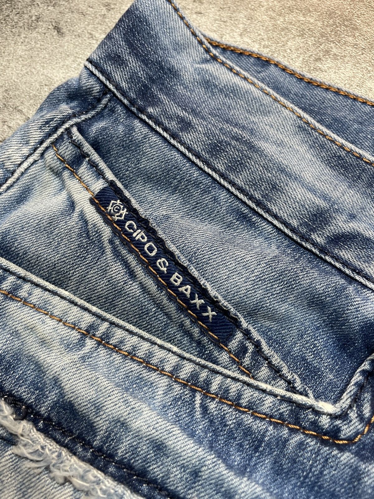 Vintage 🔥RARE🔥Vintage Y2K Denim Jeans Distressed Rare Avant Garde Size US 32 / EU 48 - 9 Thumbnail