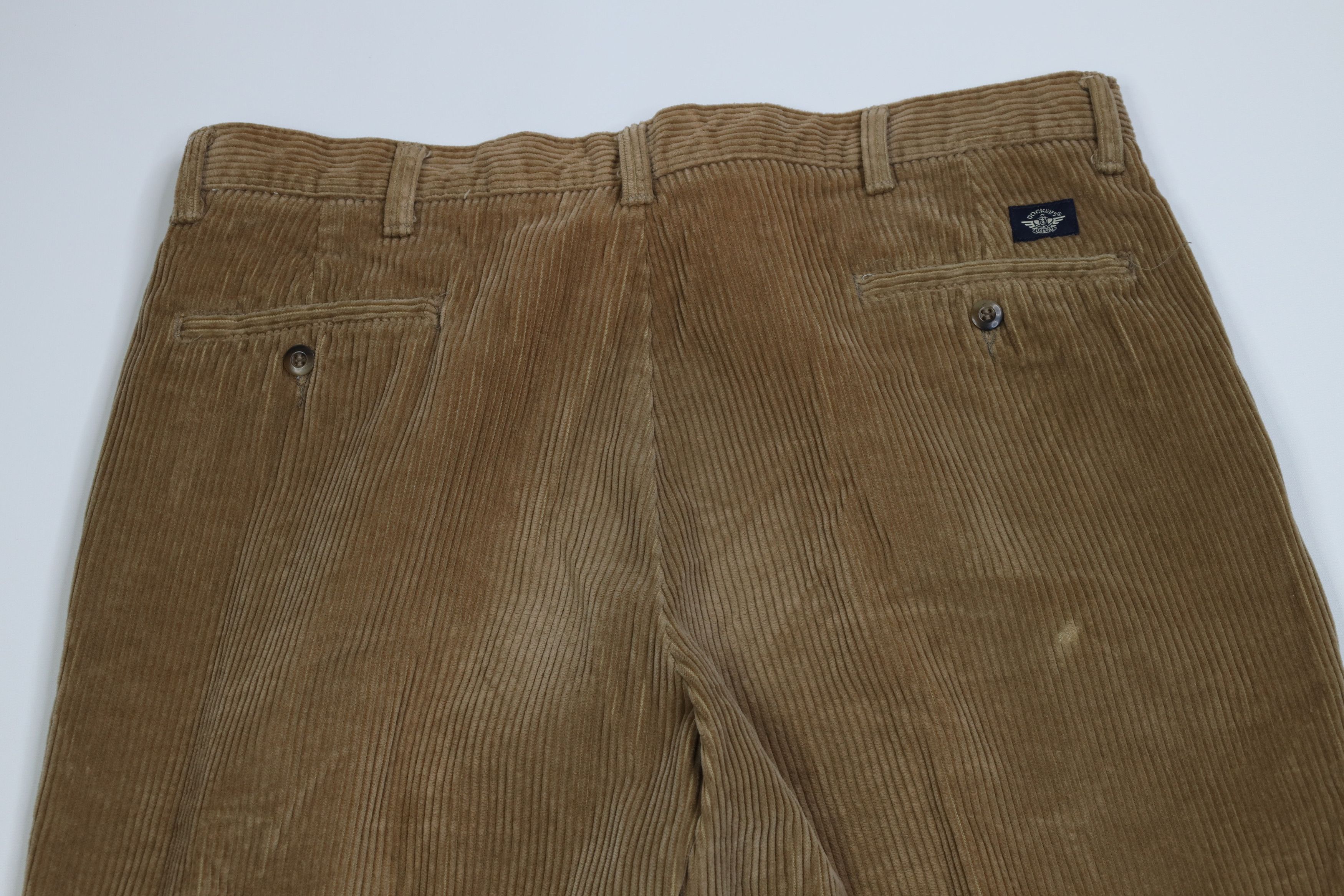 Vintage Vintage 90s Streetwear Relaxed Wide Leg Corduroy Chino Pants Size US 38 / EU 54 - 13 Thumbnail