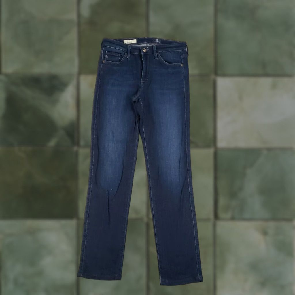 Vintage AG Adriano Goldschmied Jeans Women's Size 26 Mid Rise Skinny Blue Denim 5-Pocket Design Size 26" / US 2 / IT 38 - 1 Thumbnail