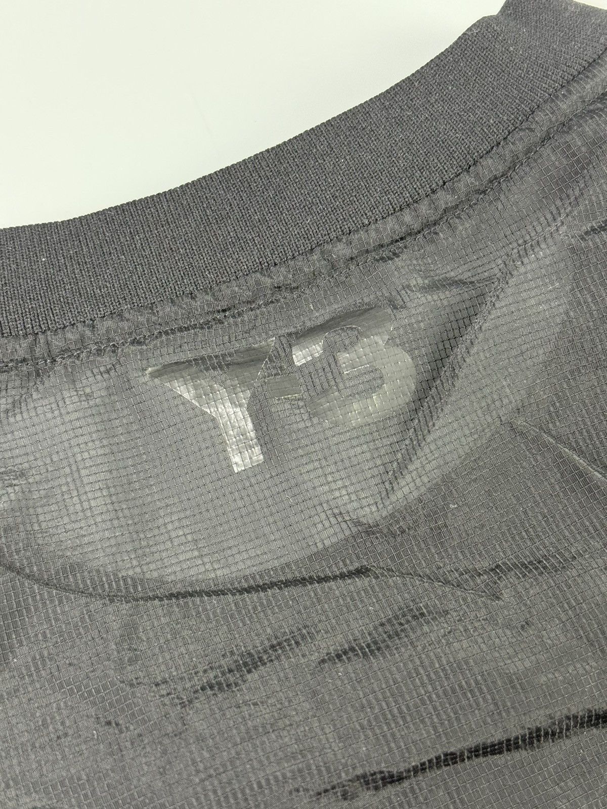 Y-3 Y-3 Yohji Yamamoto - SWM Rip Stop Mesh Short Sleeve T-Shirt Size US S / EU 44-46 / 1 - 8 Thumbnail