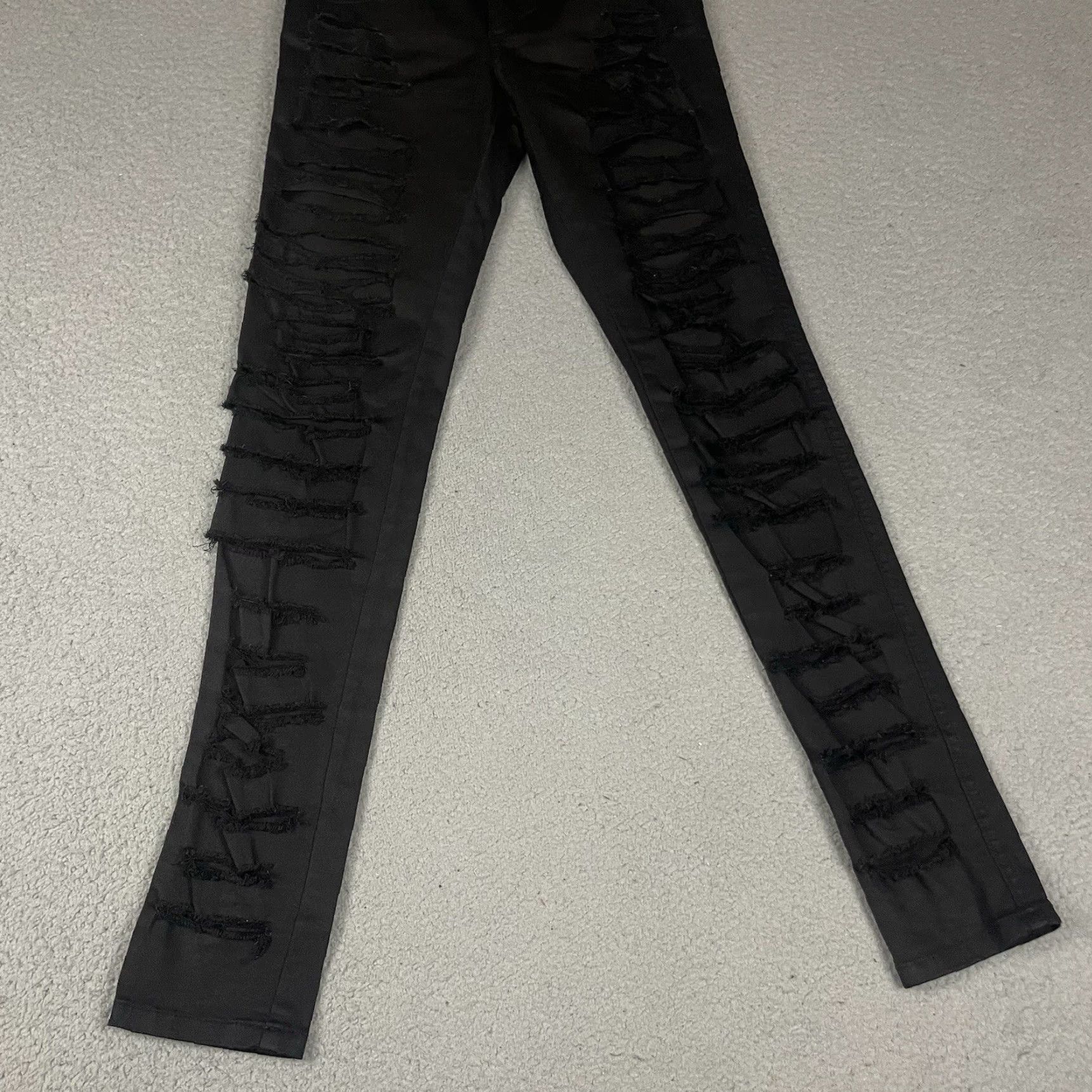 Tripp NYC TRIPP NYC ROCK GOTH PUNK Y2K Gothic Pants Women 5 Black Ankle Jeans Skinny Vintage No Size 27" / US 4 / IT 40 - 4 Thumbnail