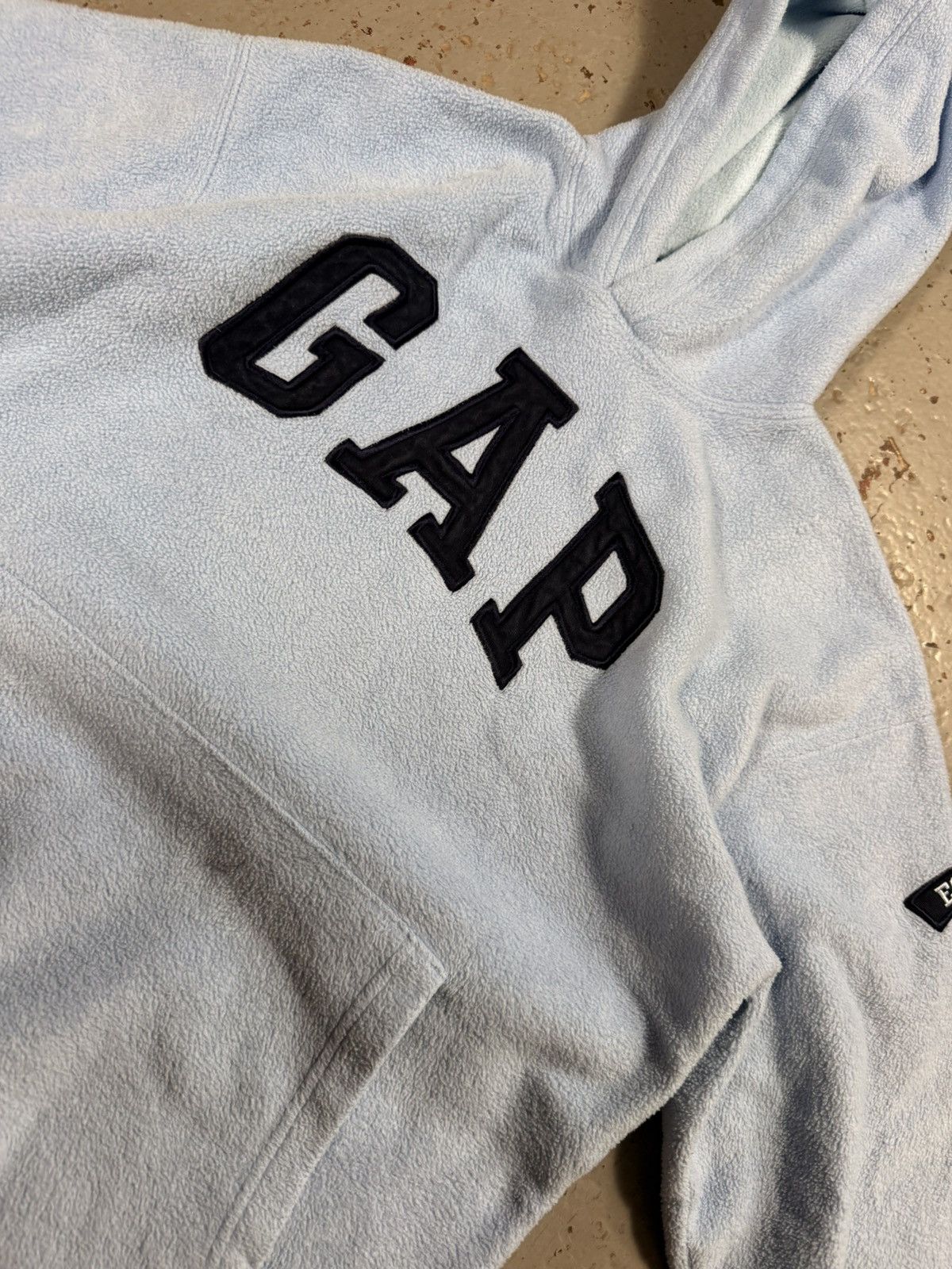 Gap Vintage Baby Blue Gap Fleece Size US M / EU 48-50 / 2 - 2 Thumbnail