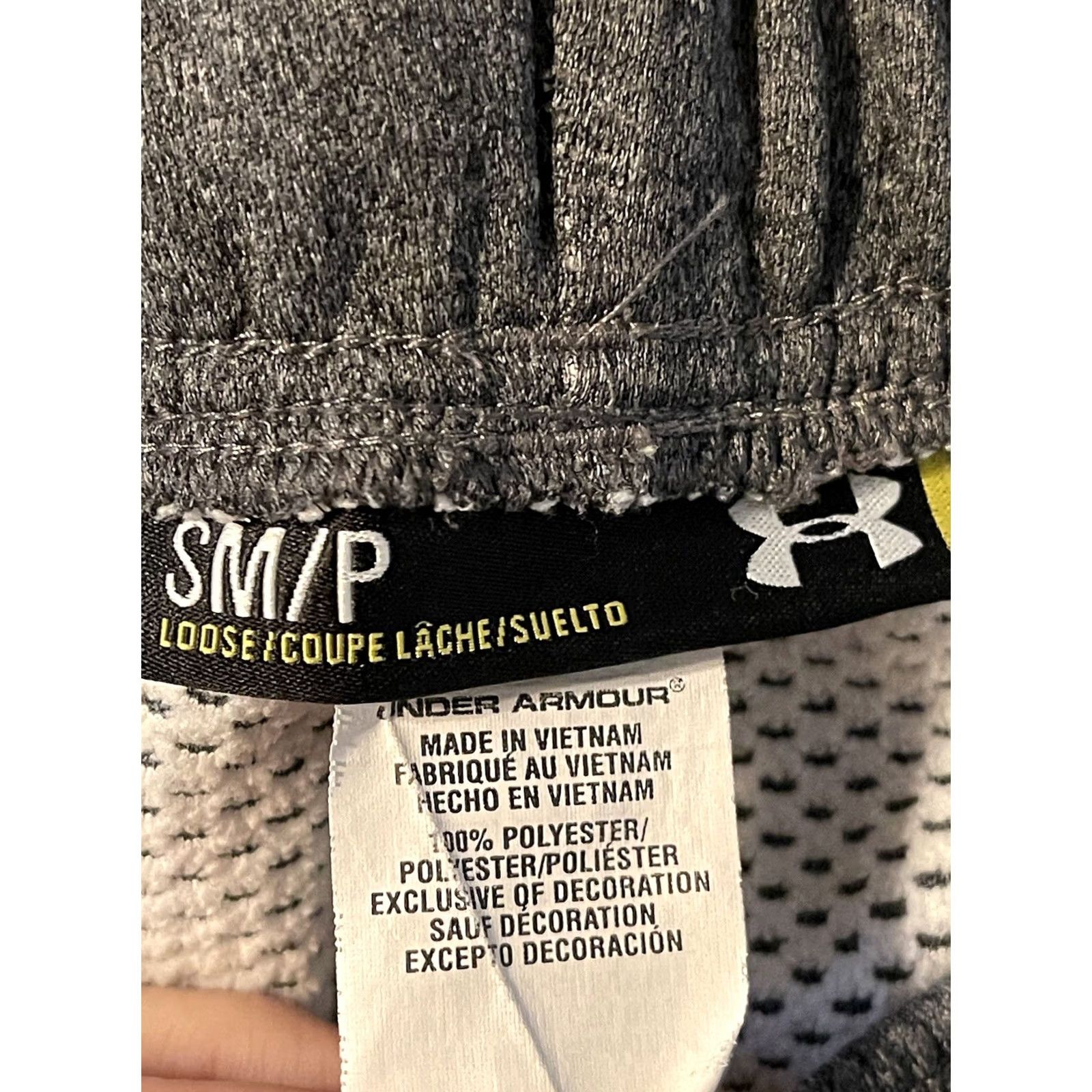 Under Armour Under Armour Tech Fleece Pants Mens Small Gray Athletic Gym Sweatpants Size US 29 - 4 Thumbnail