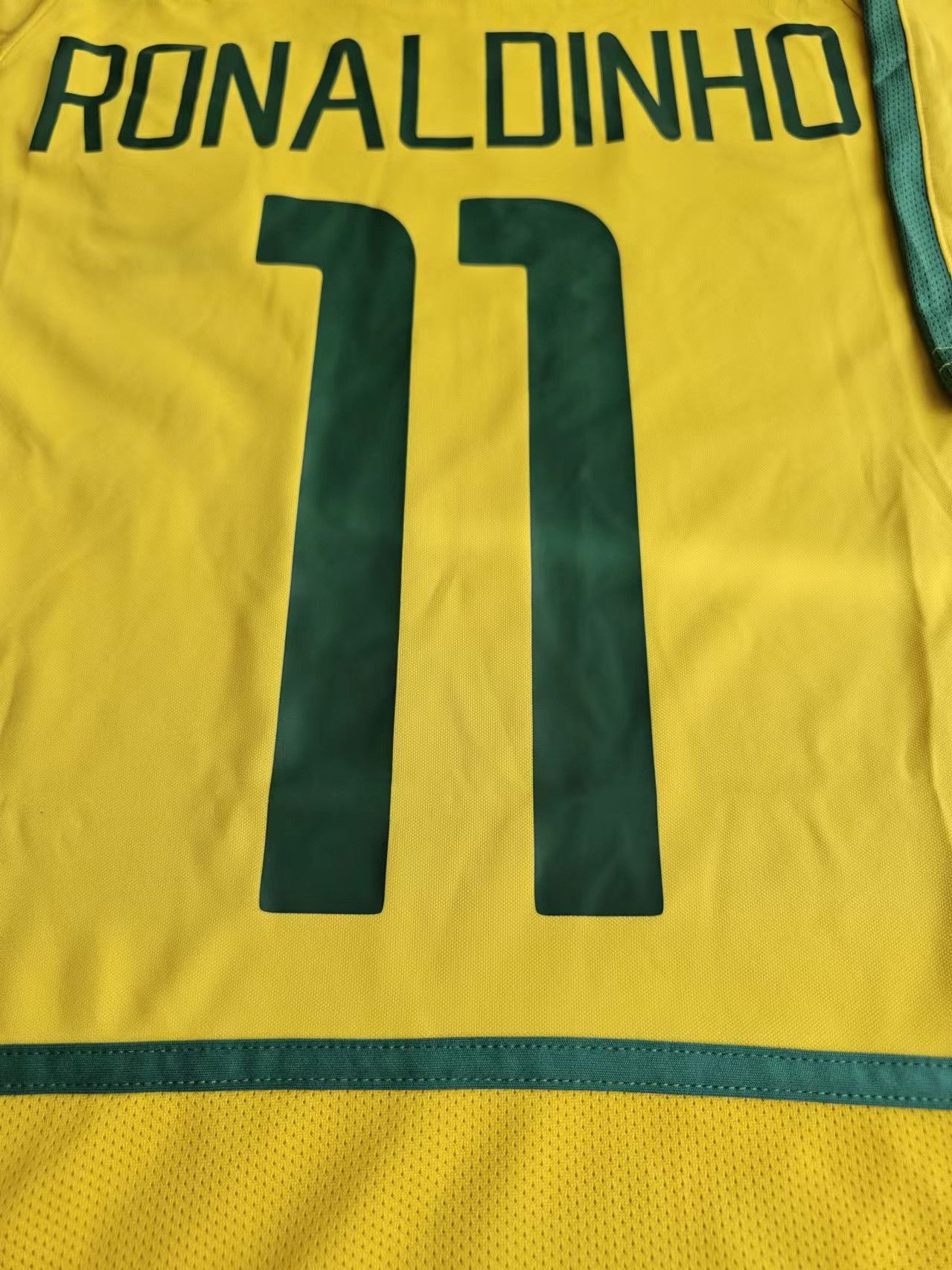 Other 2002 World Cup Brazil 11 Ronaldinho Jersey Home XL Size US XL / EU 56 / 4 - 4 Thumbnail