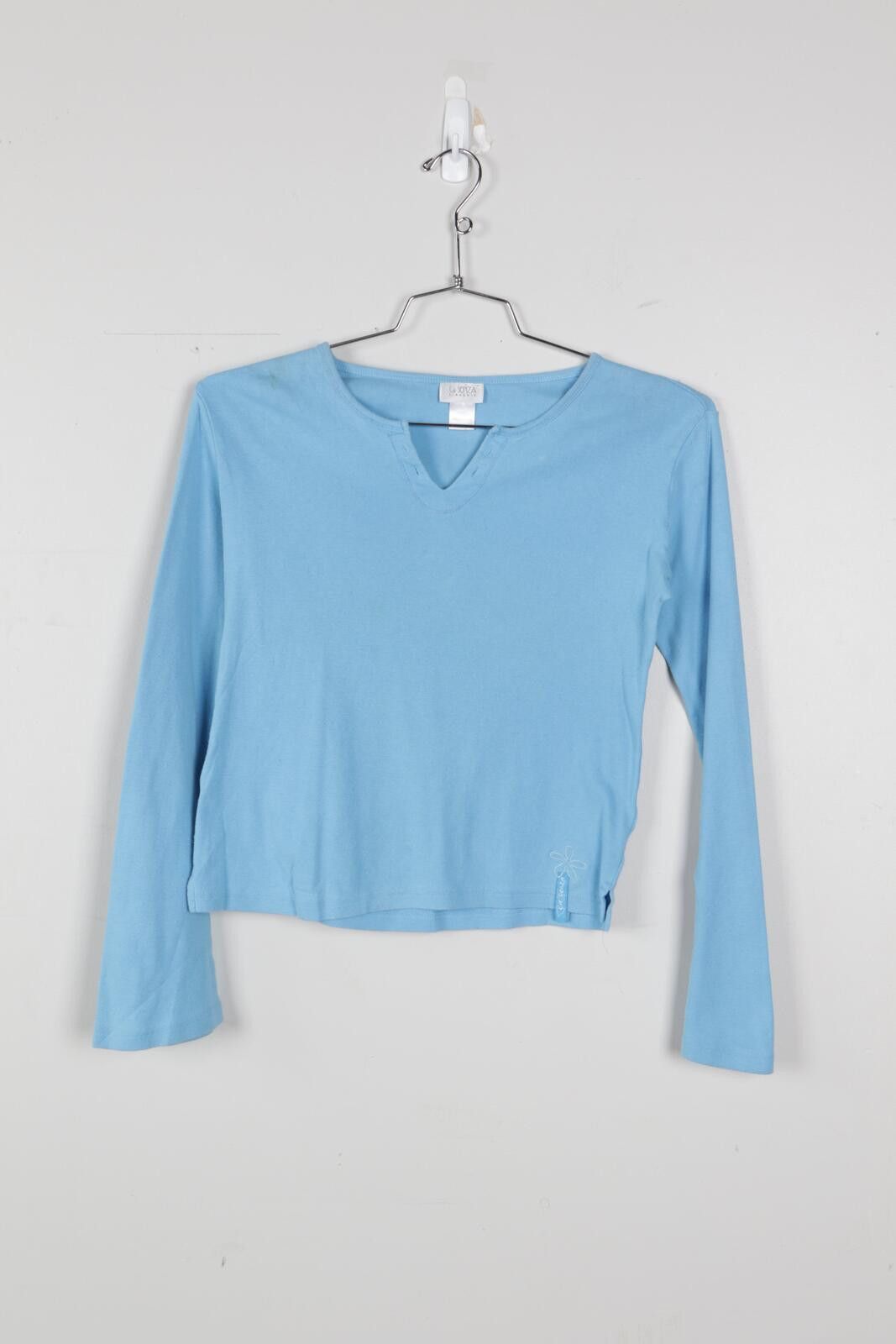 Other 00's La Senza Lingerie V-Neck Long-Sleeve T-Shirt Size M / US 6-8 / IT 42-44 - 1 Thumbnail