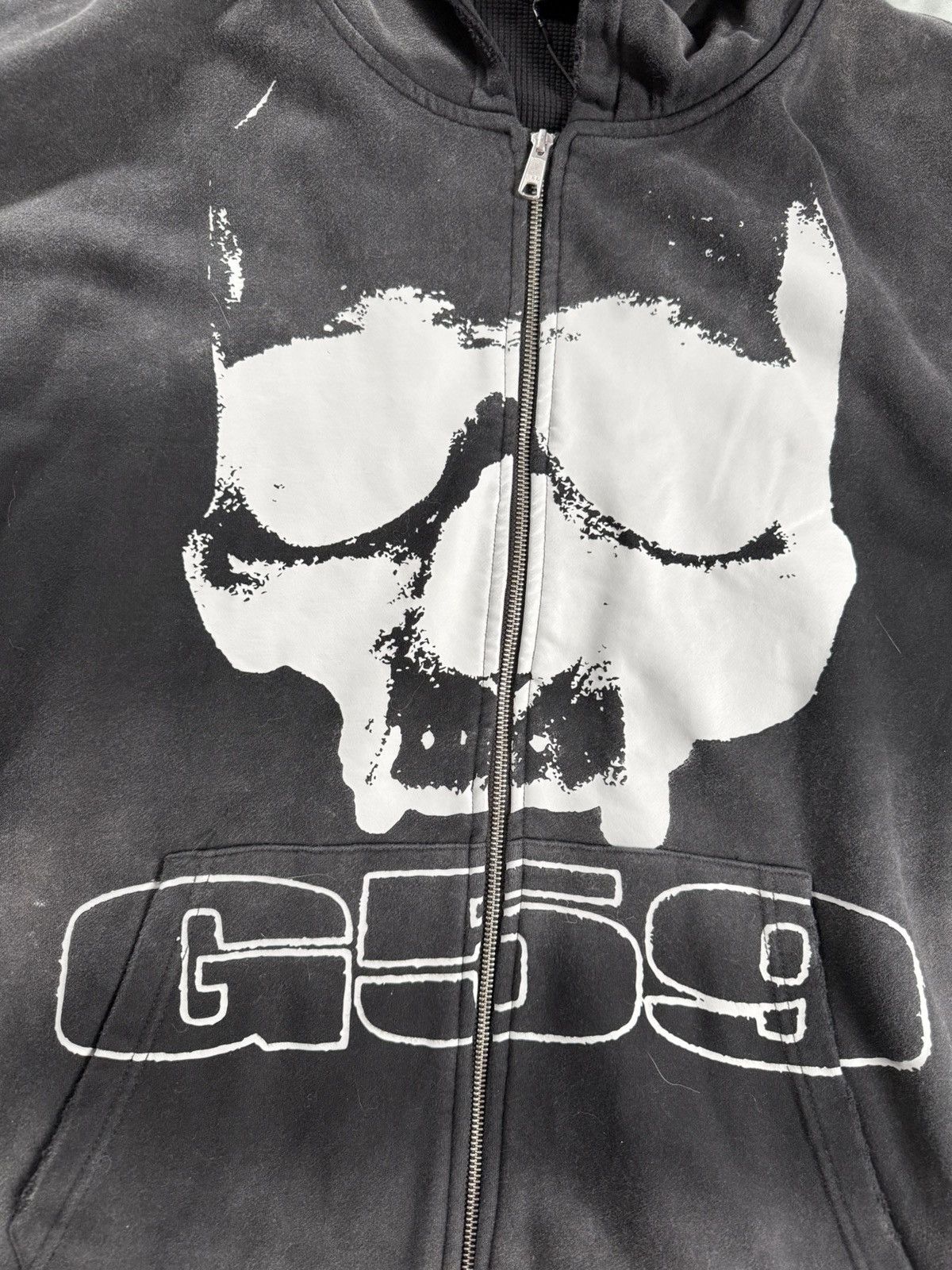 G59 Records 59 thrashed thermal lined zip up (Washed Black) Size US XL / EU 56 / 4 - 7 Thumbnail