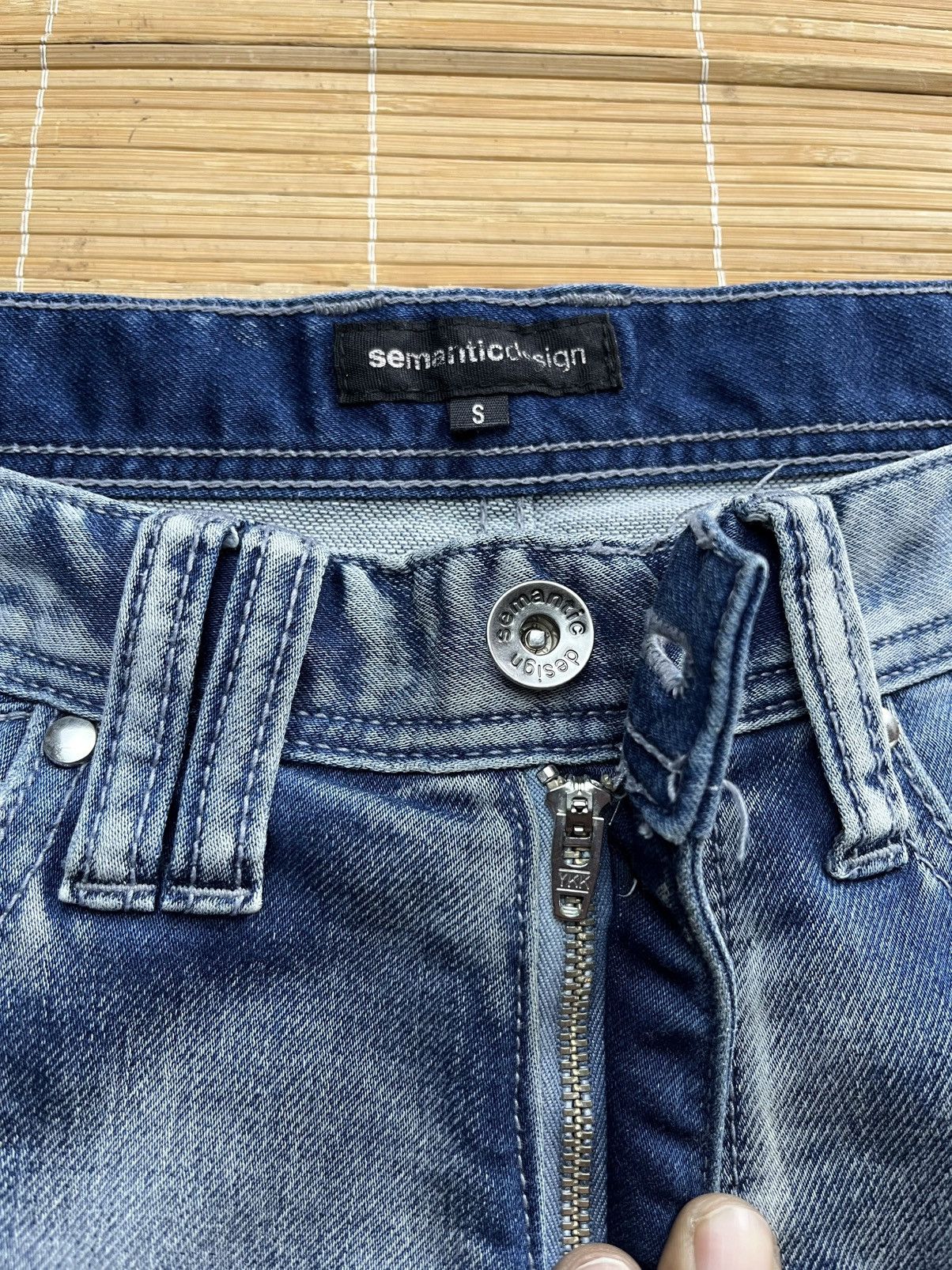 14th Addiction Vintage Japanese brand Semanticdesign jeans slim fit Size US 30 / EU 46 - 7 Thumbnail