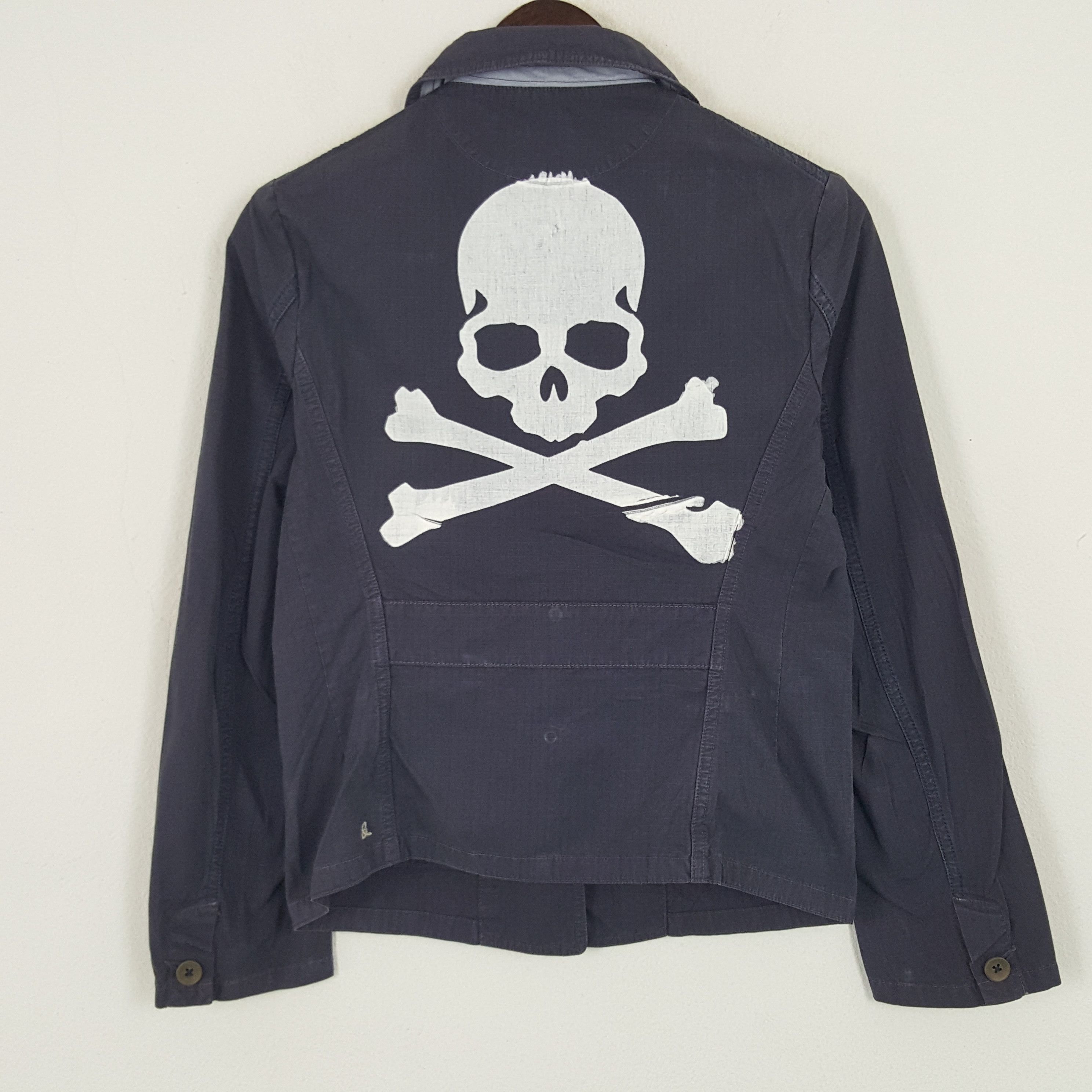 45rpm × Japanese Brand × Vintage Vintage 45rpm Japanese Custom Art Skull Jacket Size US S / EU 44-46 / 1 - 1 Thumbnail