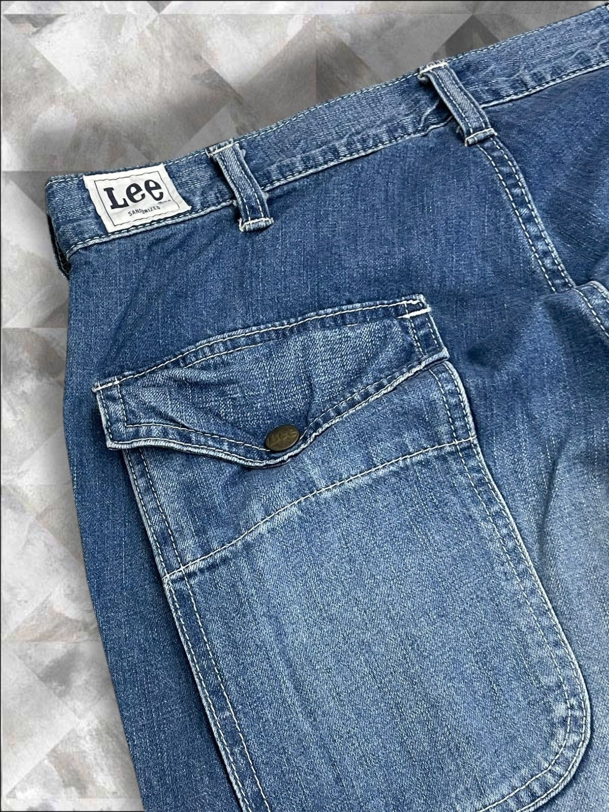 Lee Vintage 1990s Designer Lee Bush Pant Baggy Rare Style Size US 32 / EU 48 - 17 Thumbnail