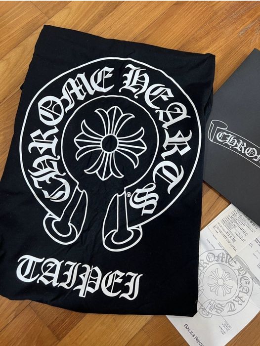 Chrome Hearts CHROME HEARTS HORSESHOE TEE (TAIPEI) | Grailed