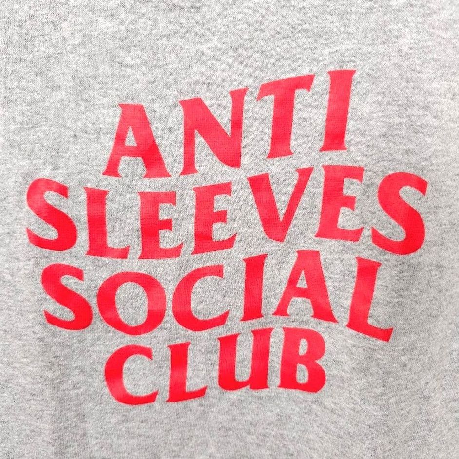 Port & Company ANTI SLEEVES SOCIAL CLUB Tank Top Mens Size Medium Gray Funny Humor Joke Shirt Size US M / EU 48-50 / 2 - 3 Thumbnail