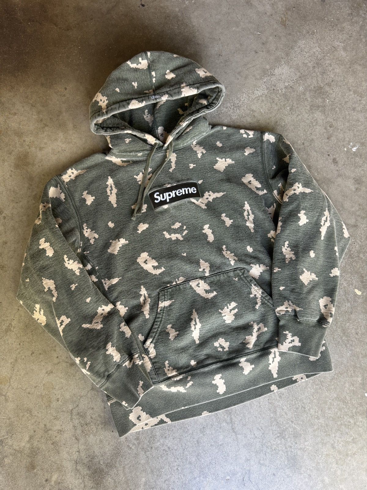 Supreme FW21 Supreme Box Logo Hooded Sweatshirt Olive Russian Camo Size US M / EU 48-50 / 2 - 2 Thumbnail