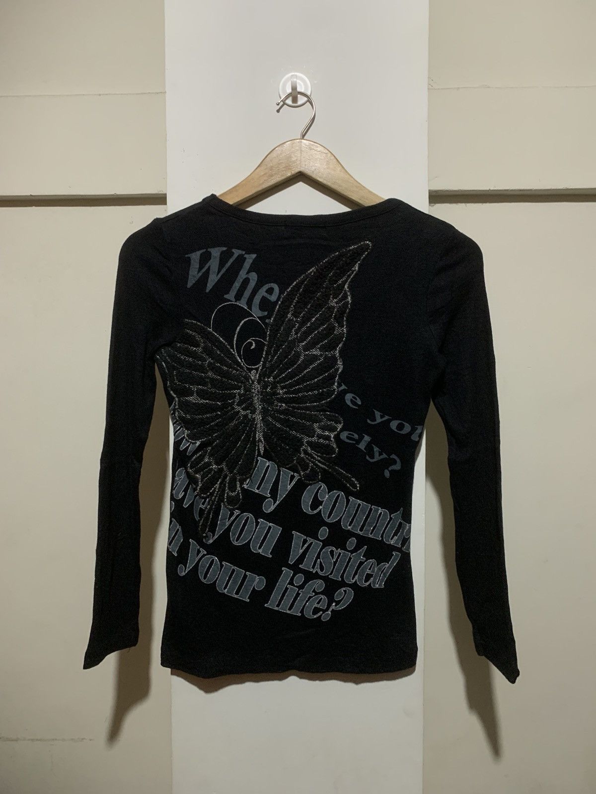 Hysteric Glamour × Undercover Japanese Scream Poem Quotes Longsleve Tee Shirt Size M / US 6-8 / IT 42-44 - 11 Thumbnail