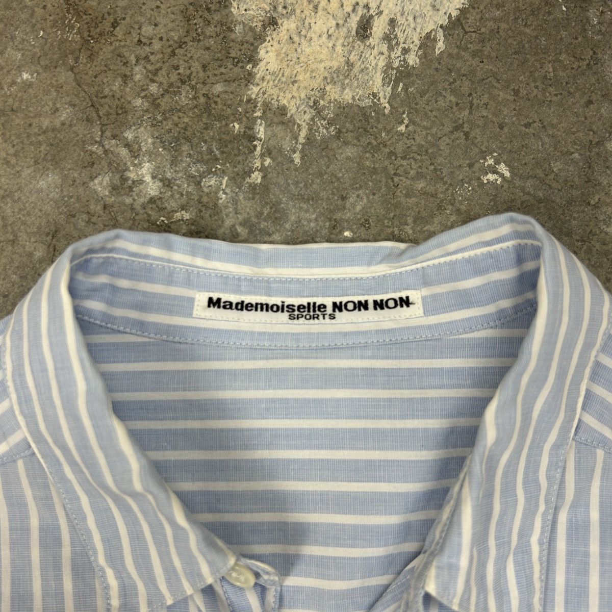Japanese Brand × Mademoiselle Non Non Mademoiselle Non Non - Blue Shirt Size US L / EU 52-54 / 3 - 5 Thumbnail