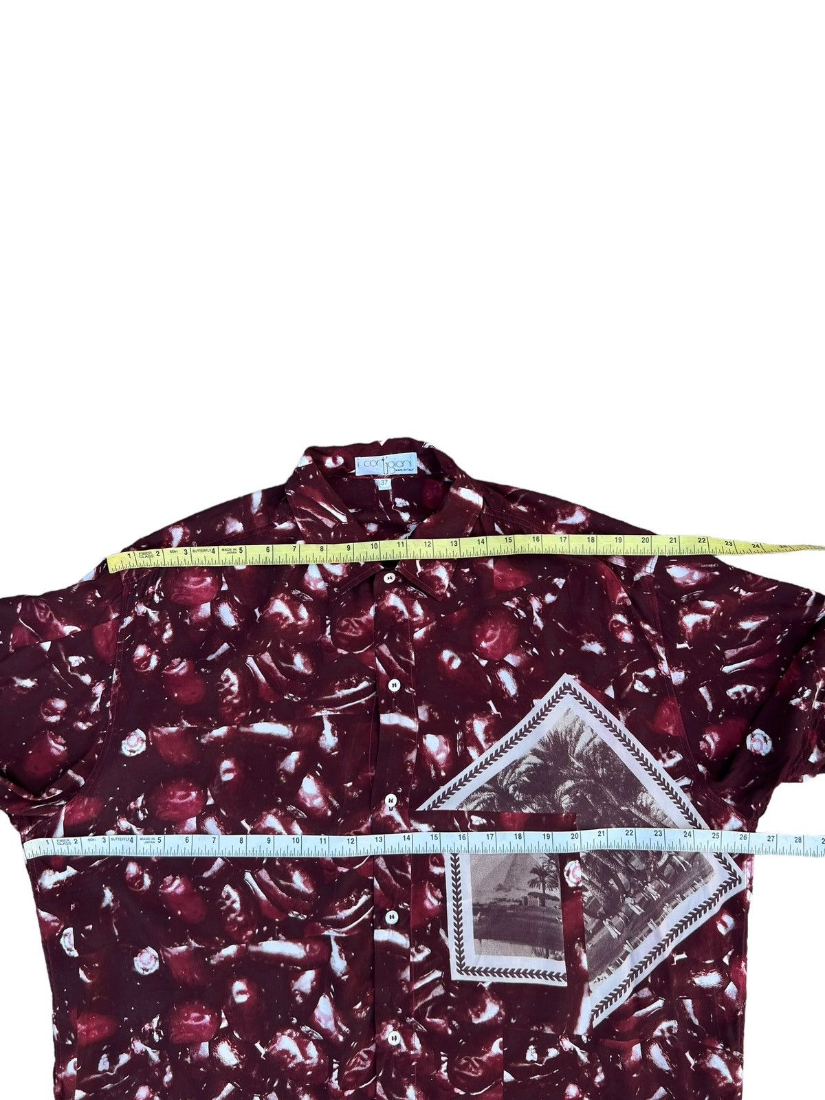 Cortigiani Cortigiani Made in Italy Egypt Rayon Oversized Art Shirt Size US XL / EU 56 / 4 - 11 Thumbnail