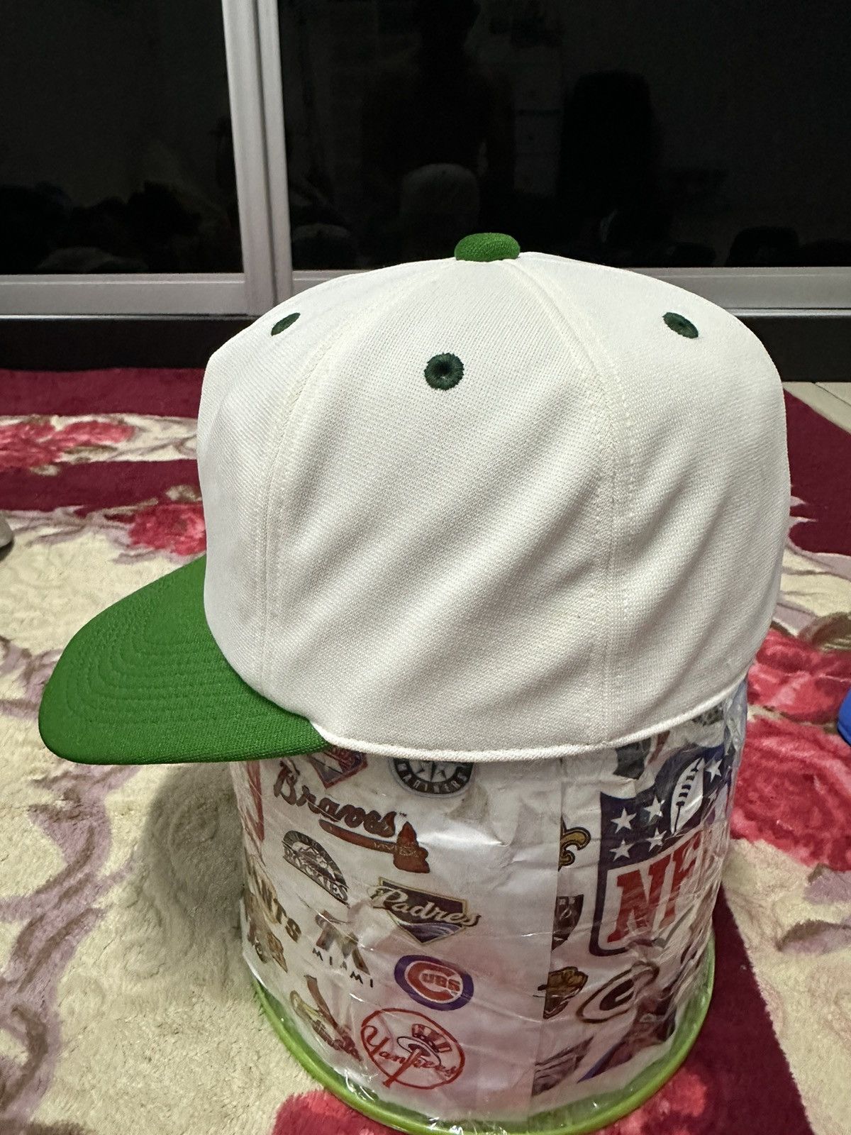 Japanese Brand × Vintage Vintage Baseball Plain Fitted Hat Size ONE SIZE - 2 Thumbnail