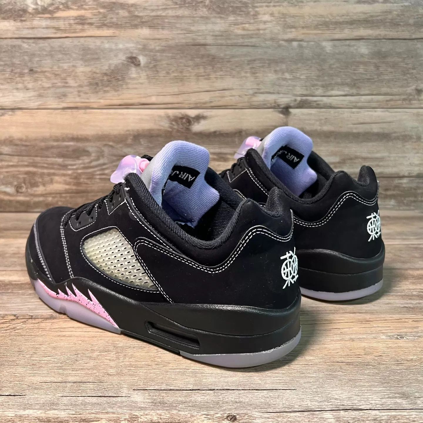 Nike Men's Air Jordan 5 Low Dongdan Black Purple DX4355-015 Size US 11 / EU 44 - 4 Thumbnail