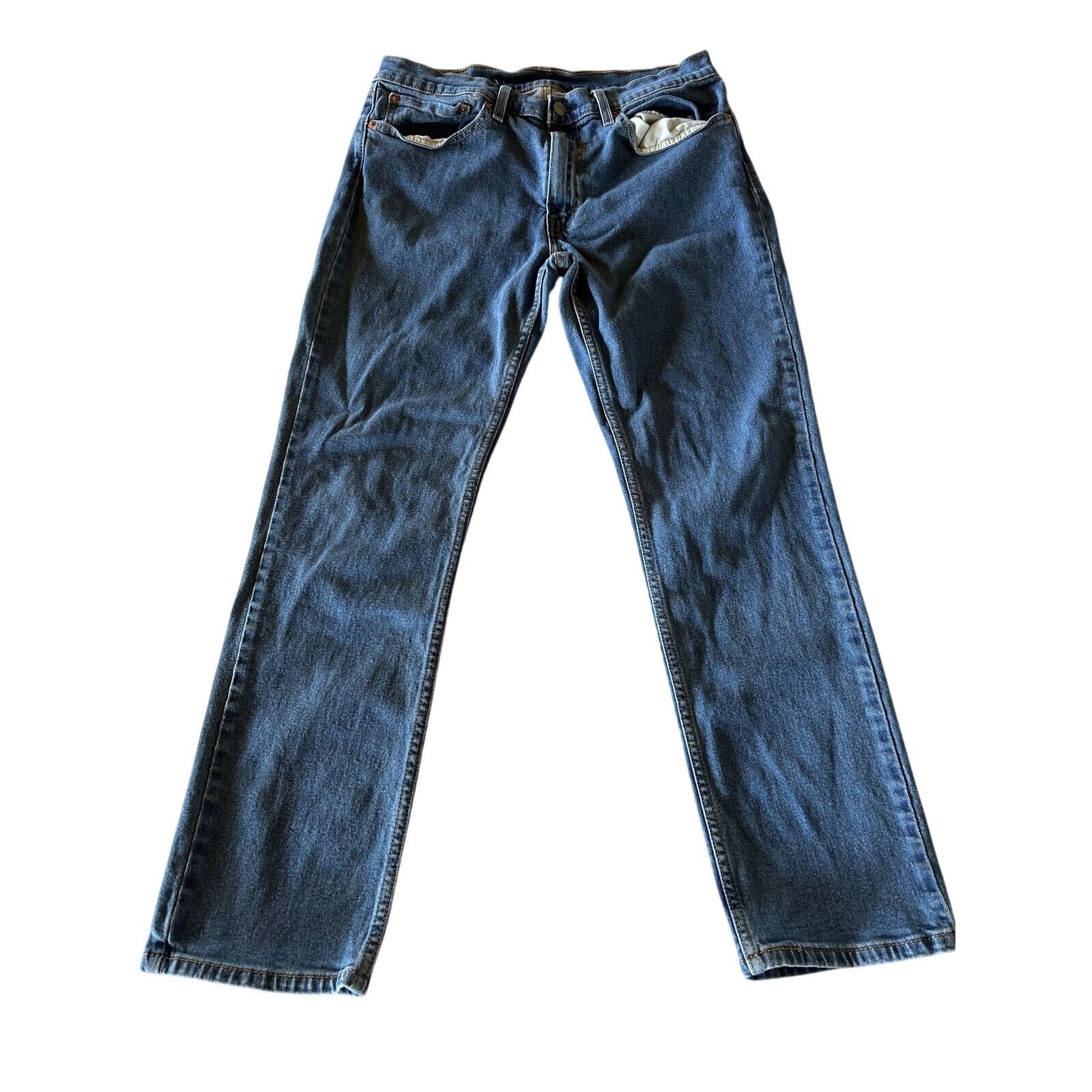 Levi's Levi's 511 Jeans Mens 34x30 Blue Slim Medium Wash Denim Y2k Size US 34 / EU 50 - 1 Thumbnail